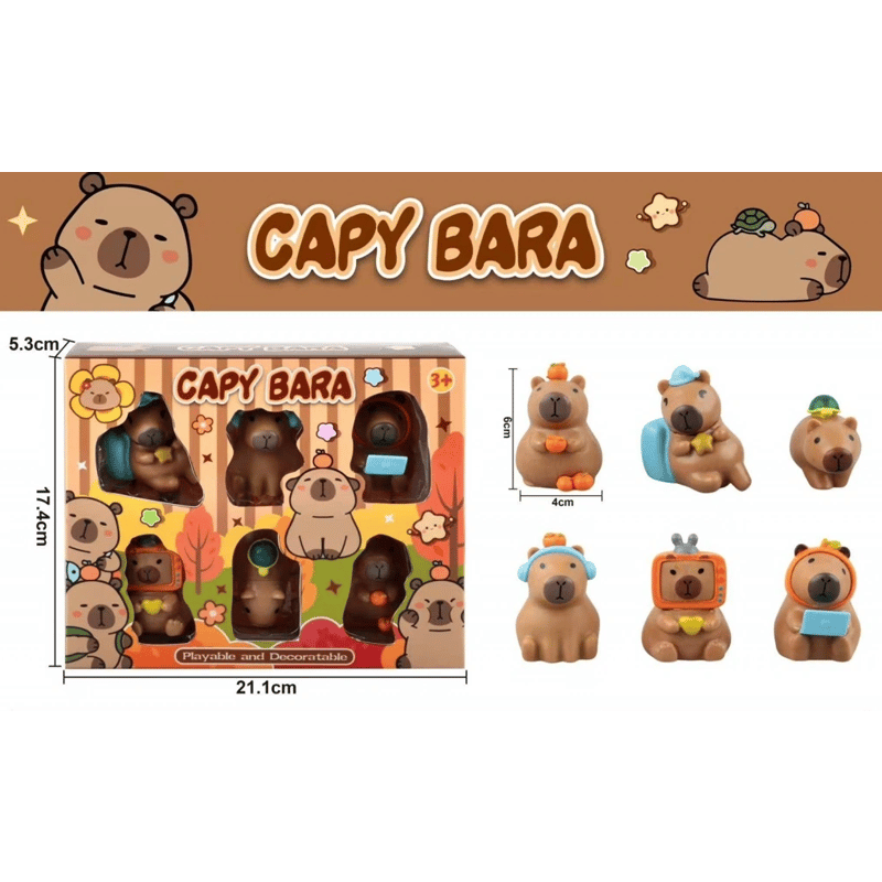 PRESTİJ OYUNCAKPRESTİJ ZS.222-113 KUTULU 6 LI CAPY BARA SET6975402221138