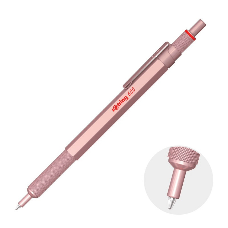 Rotring Rotring 600 Pembe Altın Tükenmez Kalem3026981839122