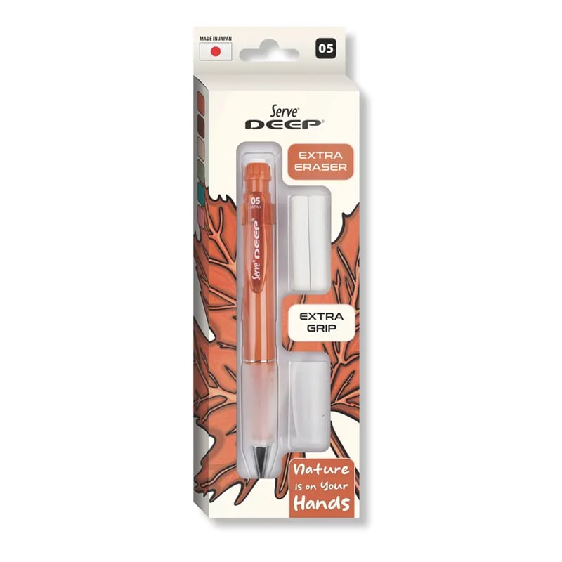 SERVESERVE DEEP KLM & GRIP & SILGI YEDEKLI SET 05 MM NATURE İS ON YOUR HANDS8680869459595