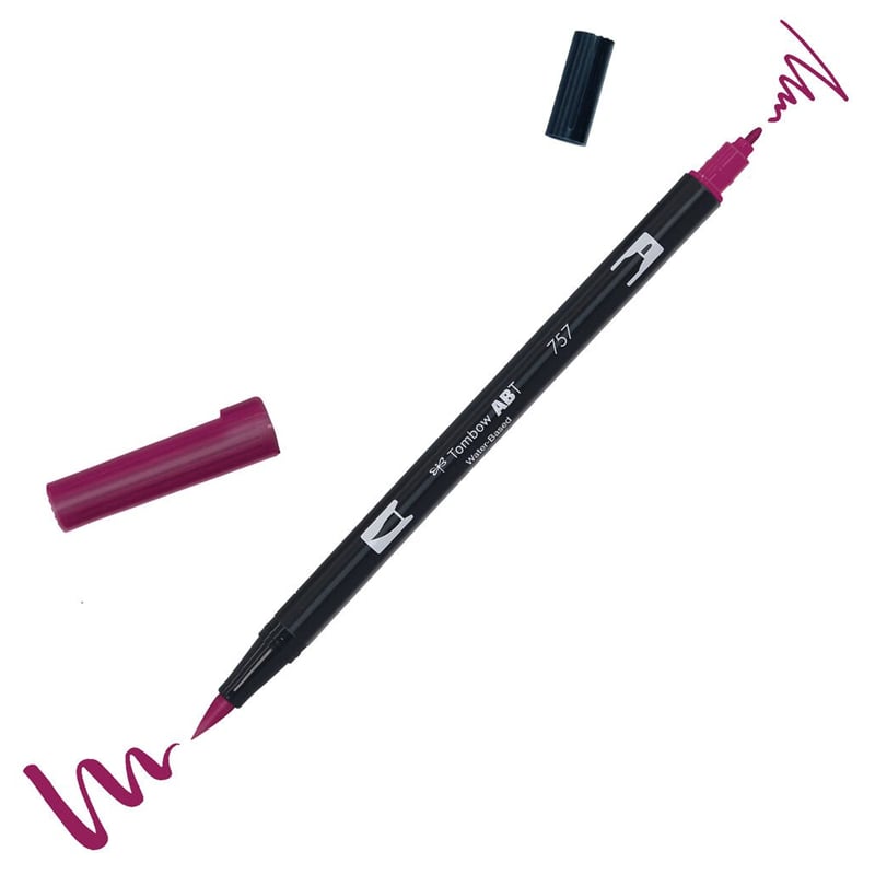 MarkasızTombow Abt Dual Brush Pen Çift Fırça Uç Çizim Kalemi 757273180-018