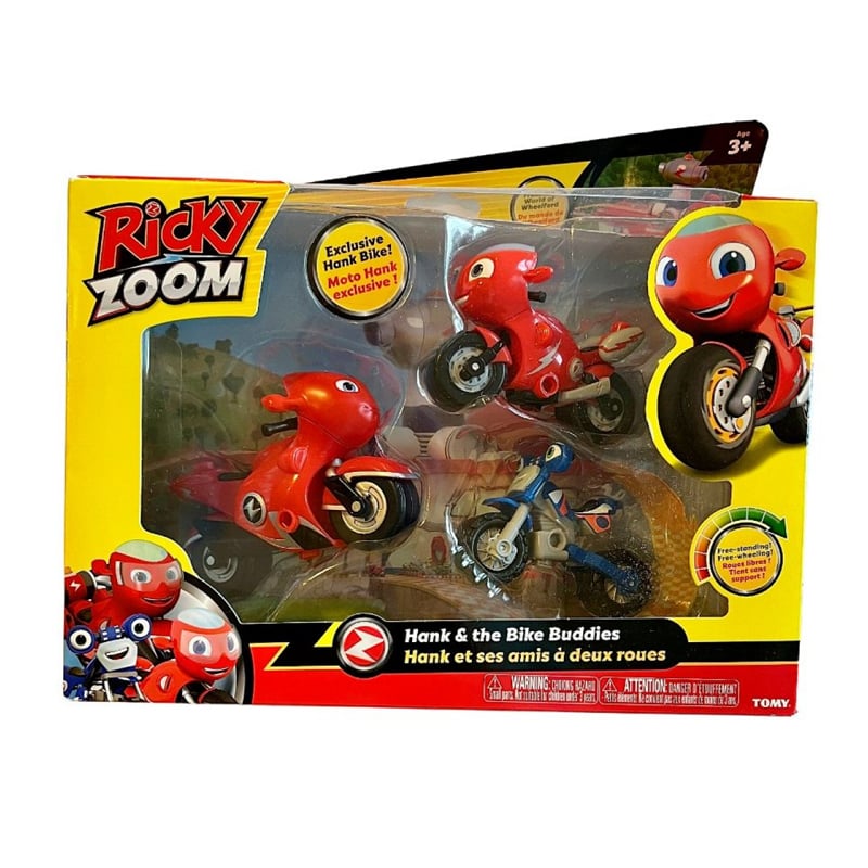 MarkasızTomy Ricky Zoom 3 lü Hank ve Motor Dostları Macera Paketi359943