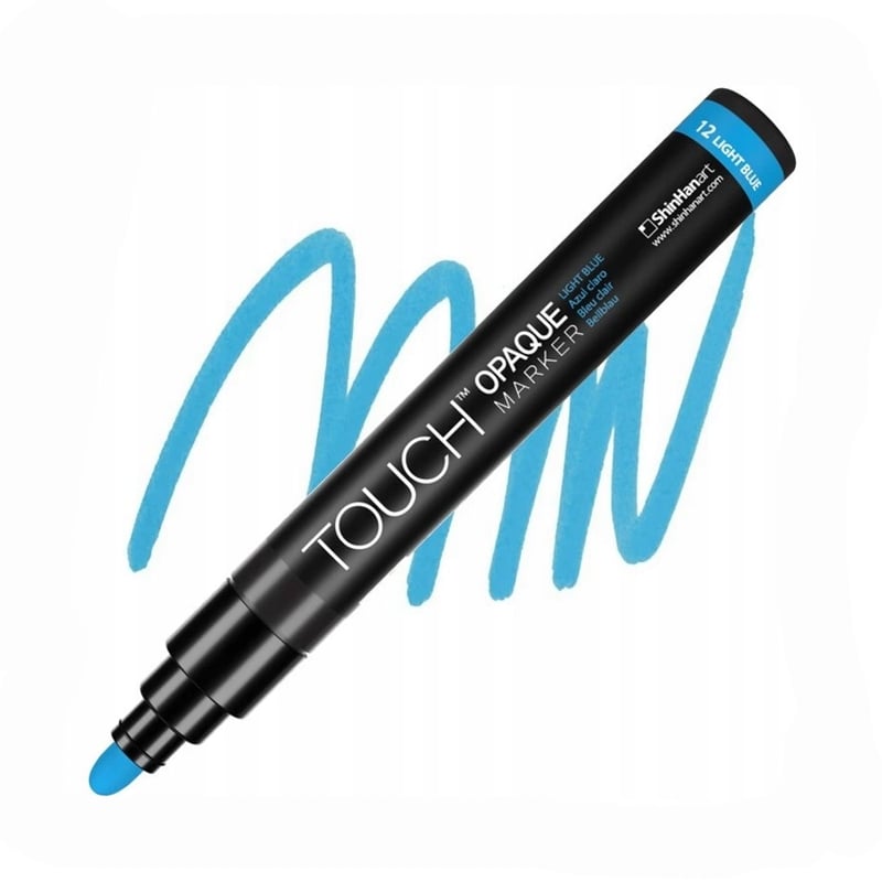 TOUCH TOUCH Opaque Marker - Medium Pack Light Blue (12)3K.SH8610003-2021