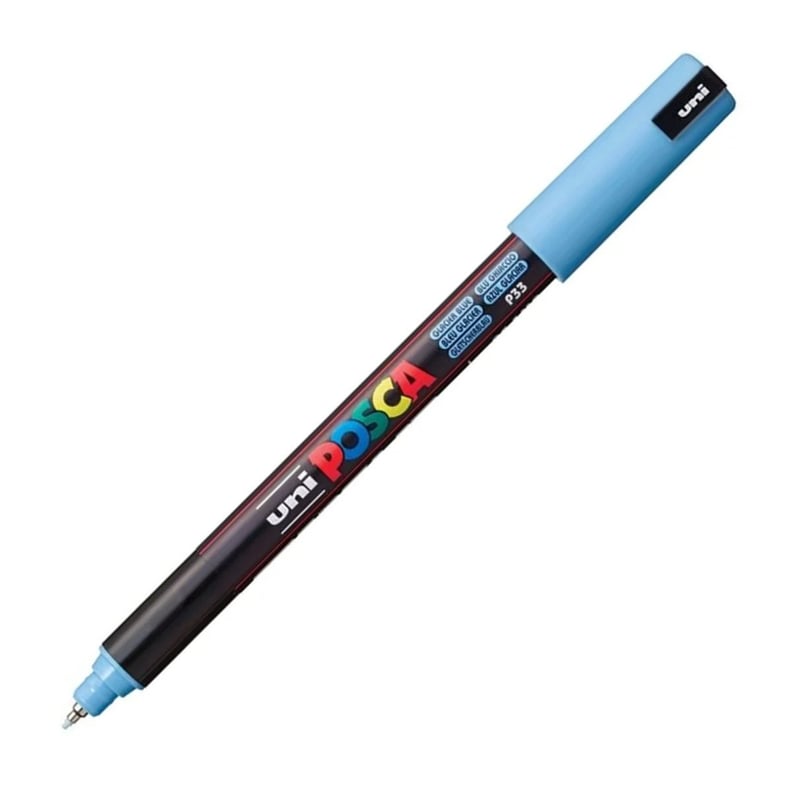 UNİBALLUni Posca 0.7 SU BAZLI BOYAMA MARKORÜ BUZ MAVİSİ N4902778249451