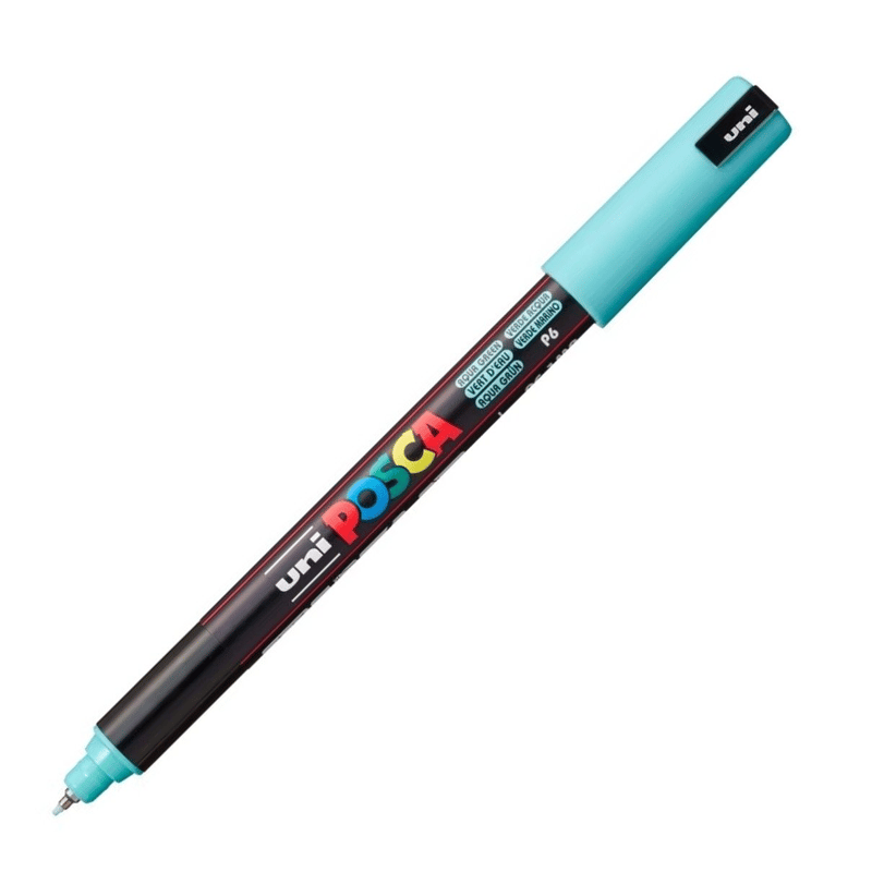 UNİBALLUni Posca 0.7 SU BAZLI BOYAMA MARKORÜ  SU YEŞİLİ4902778249420