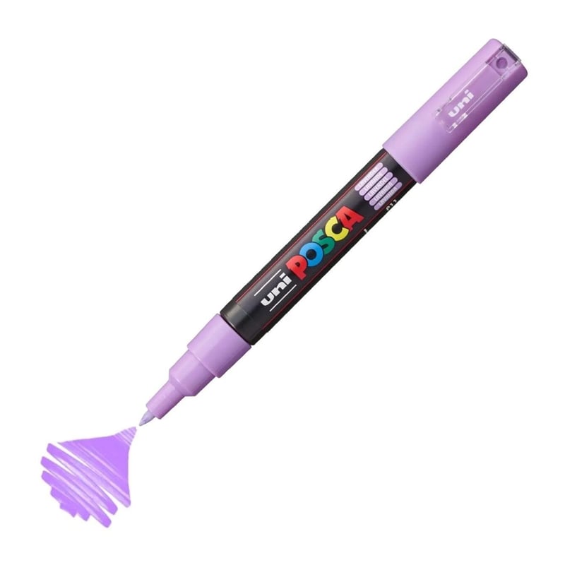 UNİBALLUni Posca 0.7 SU BAZLI BOYAMA MARKORÜ LAVANTA N4902778249369
