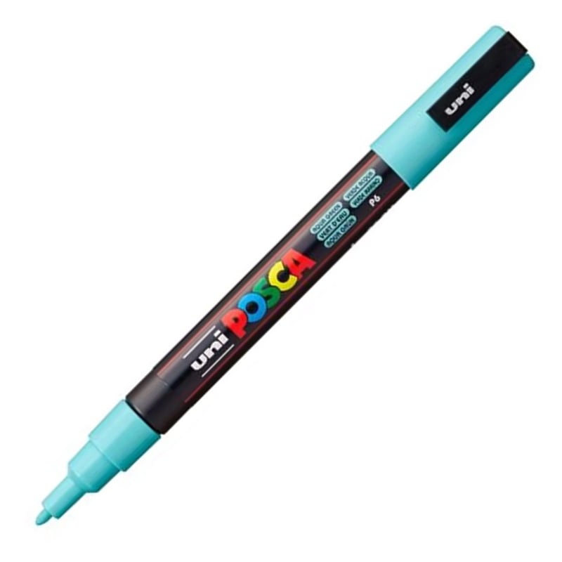 MarkasızUni Posca 0.9-1.3 Su Bazlı Poster Markörü SU YEŞİLİ4902778249307