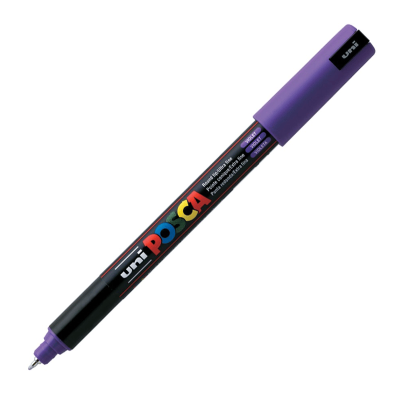 UNİBALLUNİBALL PC-1MR POSCA 0.7mm SU BAZLI POSTER MARKÖRÜ MOR287883-016