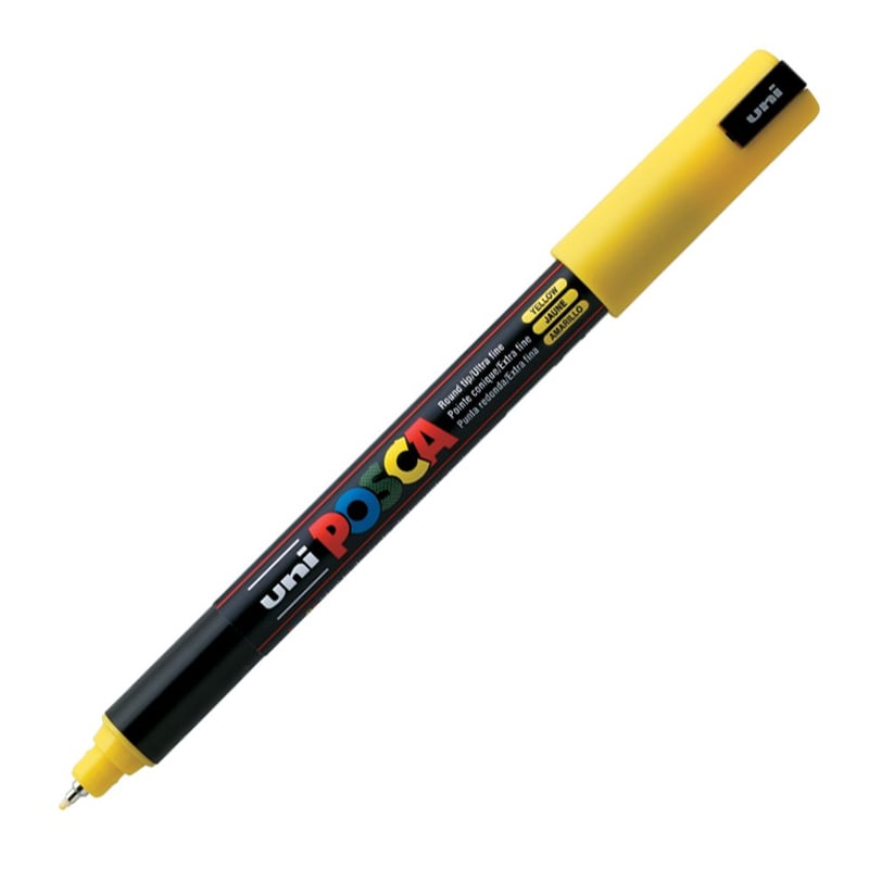 UNİBALLUNİBALL PC-1MR POSCA 0.7mm SU BAZLI POSTER MARKÖRÜ YELLOW287883-008