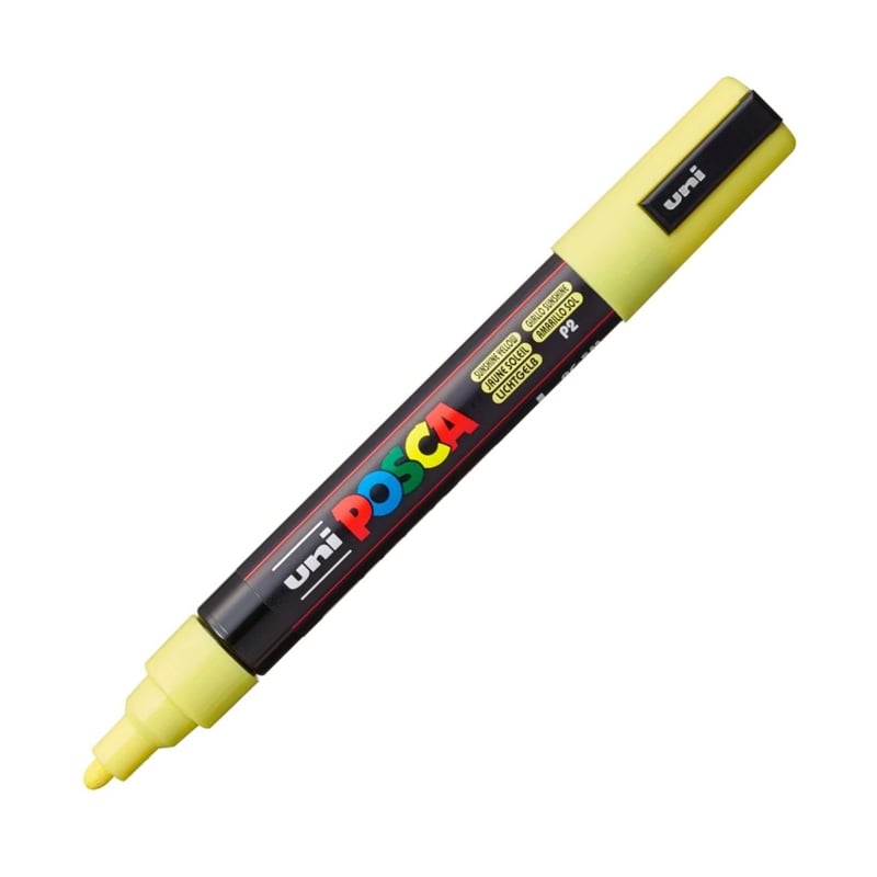 UNİBALLUNİBALL PC-5M POSCA 1.8-2.5mm  SU BAZLI POSTER MARKÖR GÜNEŞ SARISI4902778249253