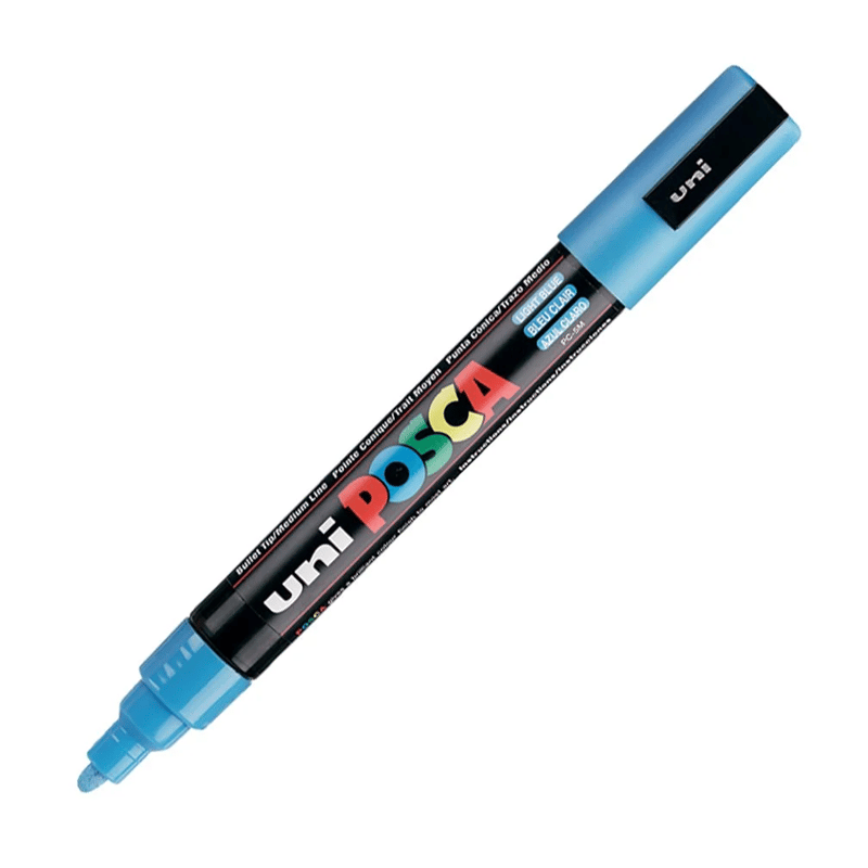 MarkasızUNİBALL PC-5M POSCA 1.8-2.5mm SU BAZLI POSTER MARKÖR LIGHT BLUEY0003029