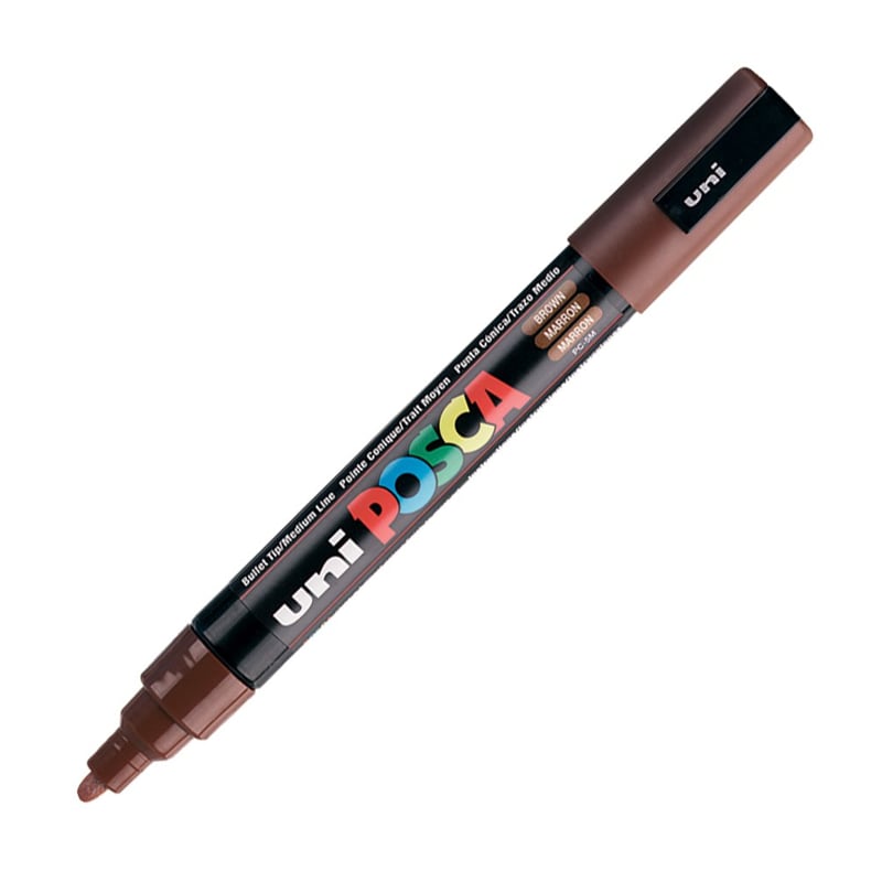 UNİBALLUNİBALL PC-5M POSCA 1.8-2.5mm SU BAZLI POSTER MARKÖR BROWNY0003031