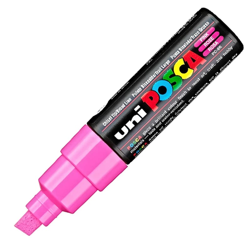 MarkasızUNİBALL PC-8K POSCA 8mm SU BAZLI POSTER MARKÖR PINKY0003005