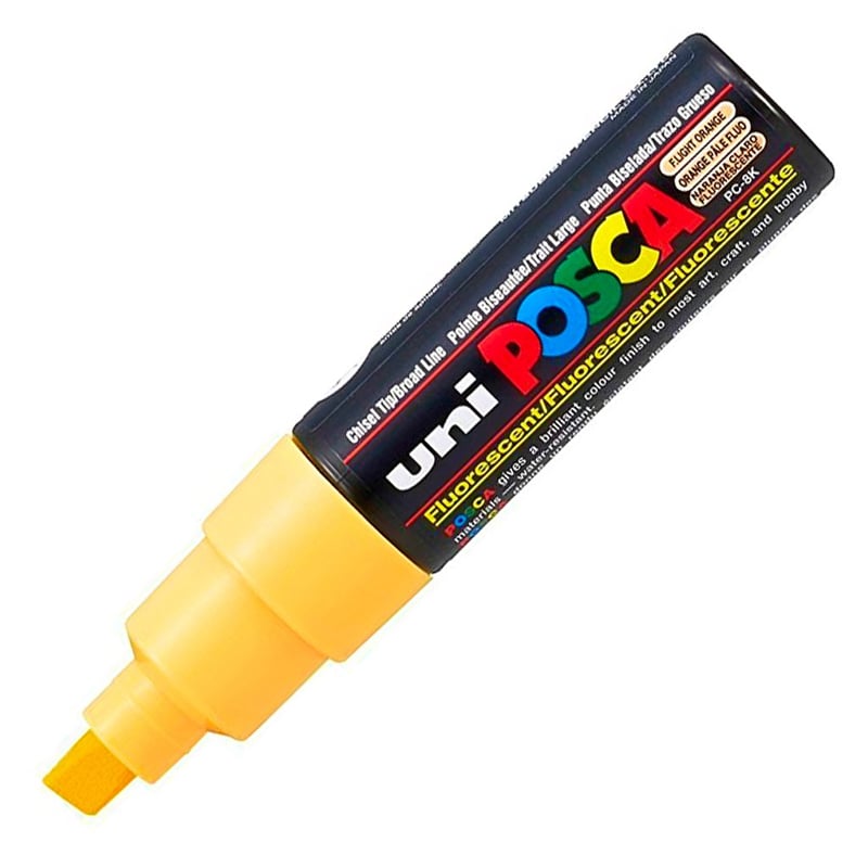 MarkasızUNİBALL PC-8K POSCA 8mm SU BAZLI POSTER MARKÖR F.LIGHT ORANGEY0003010