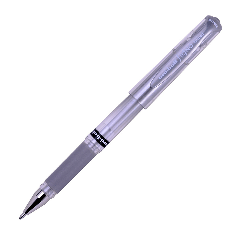 MarkasızUniball Signo Broad Jel İmza Kalemi UM-183 Silver1543-001