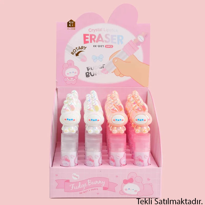 UNİCUSUNİCUS UNCS-8127 SHİNE FUDGE BUNNY ÇEVİRMELİ SİLGİ6942423181277