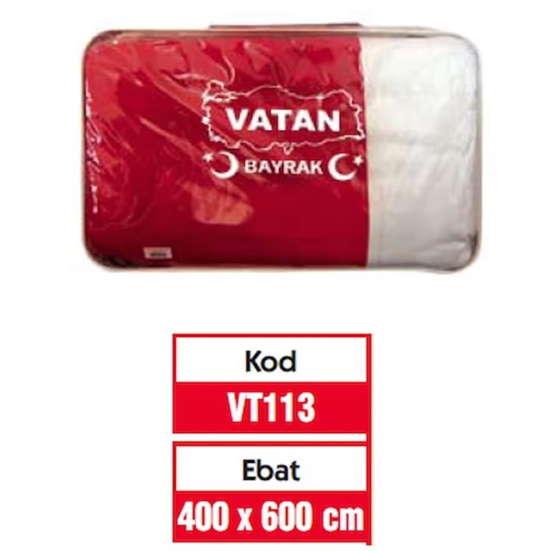 MarkasızVATAN 400X600 BAYRAK8697459080138
