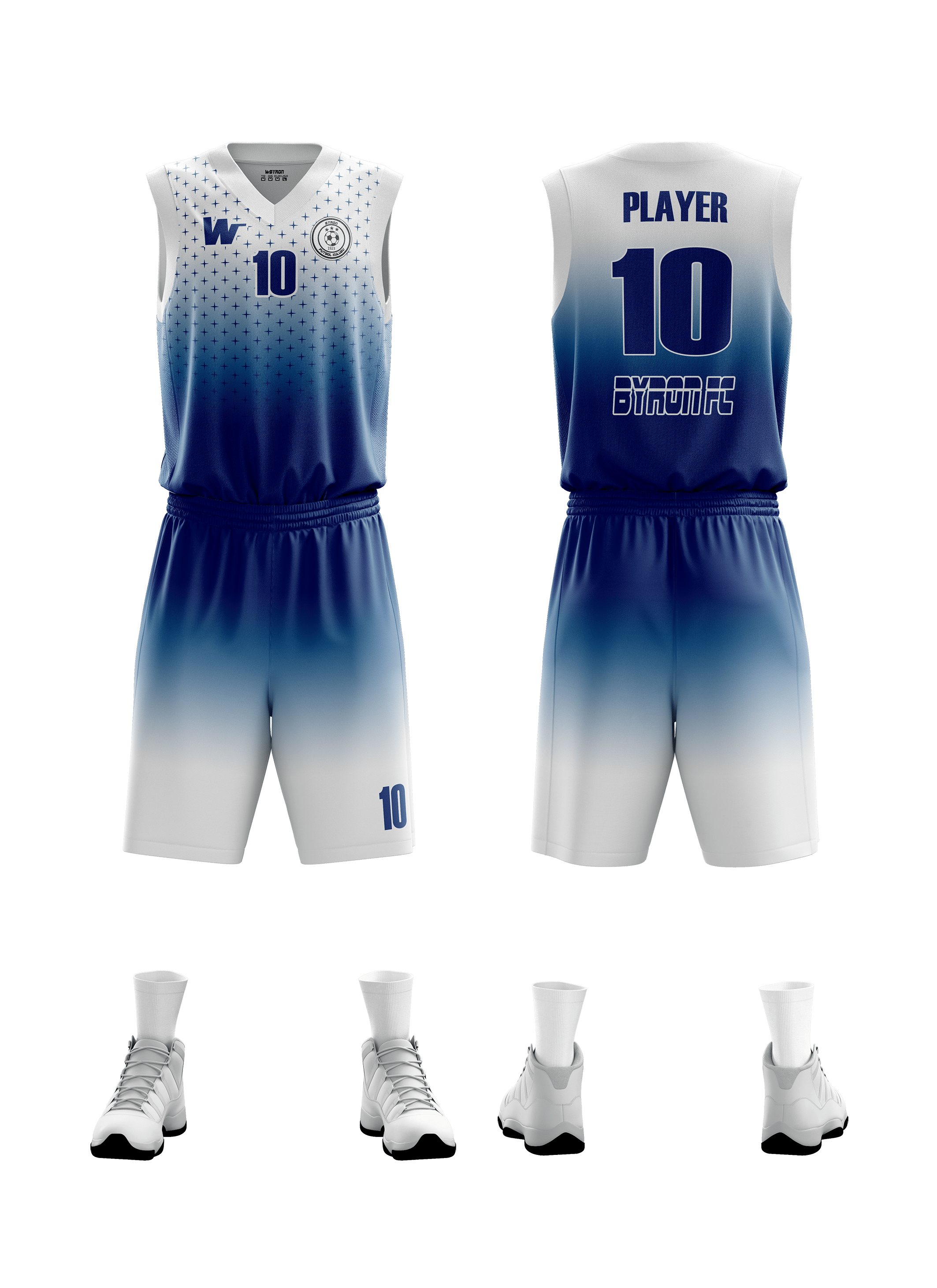 Basketbol Forma Takım Model 001 0400-01 Saks Beyaz