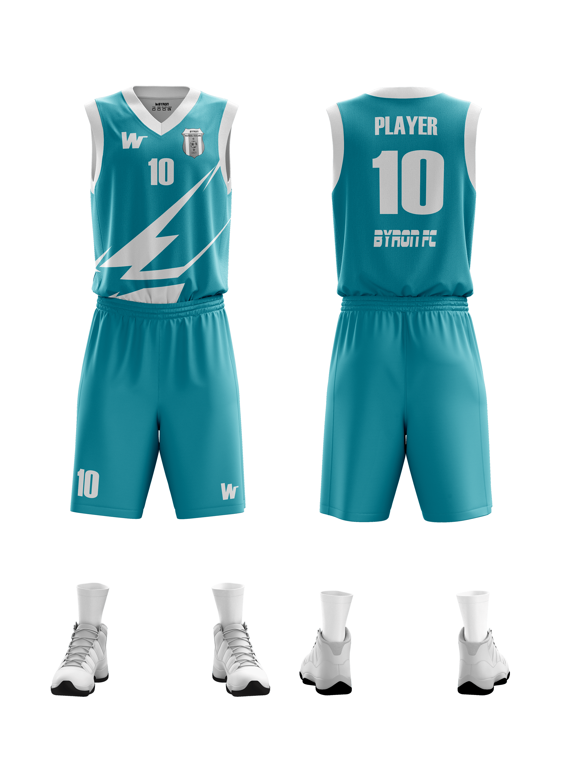 Basketbol Forma Takım Model 003 0700-01 Petrol Beyaz