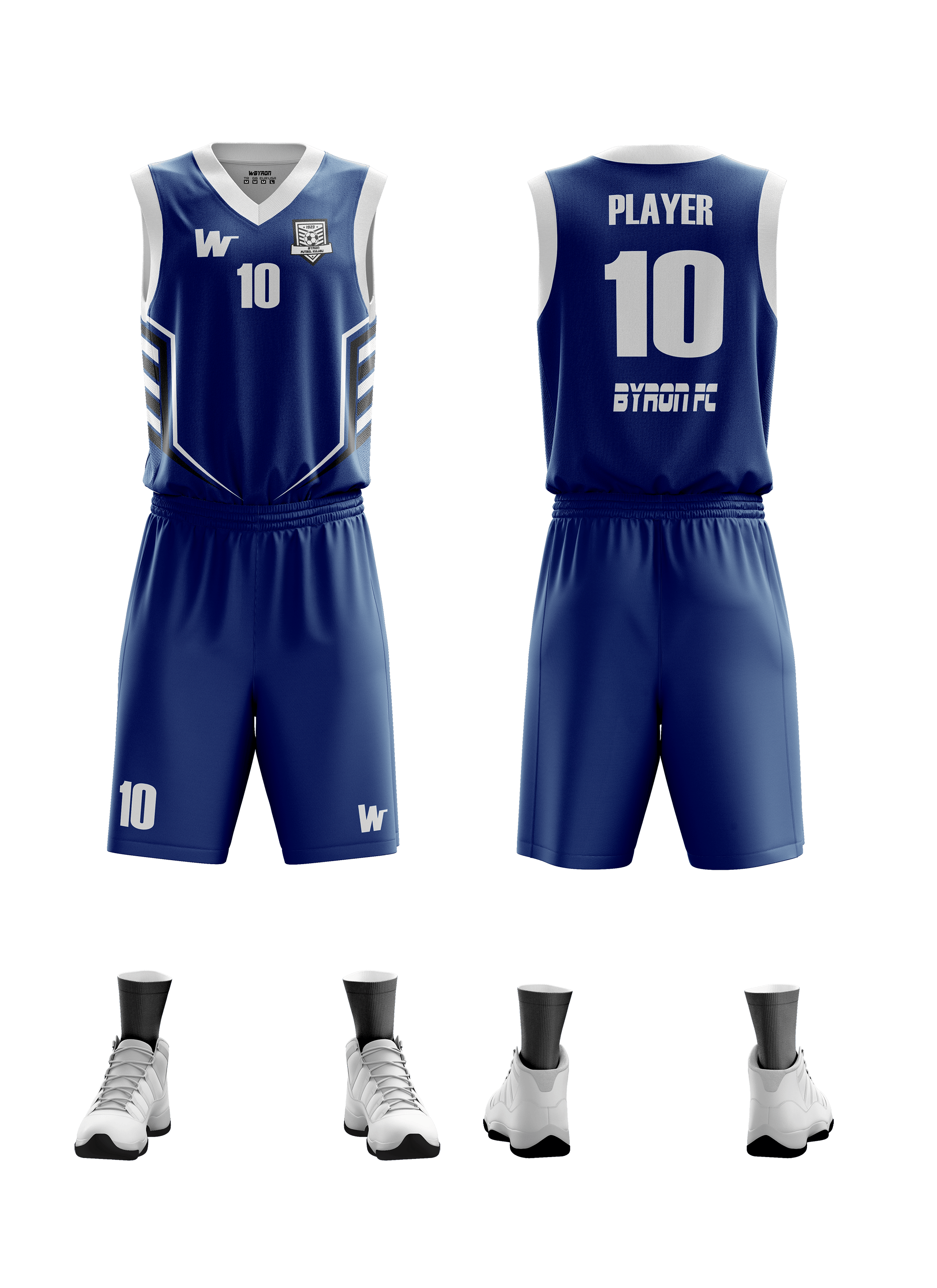 Basketbol Forma Takım Model004 0400-01  Saks Beyaz