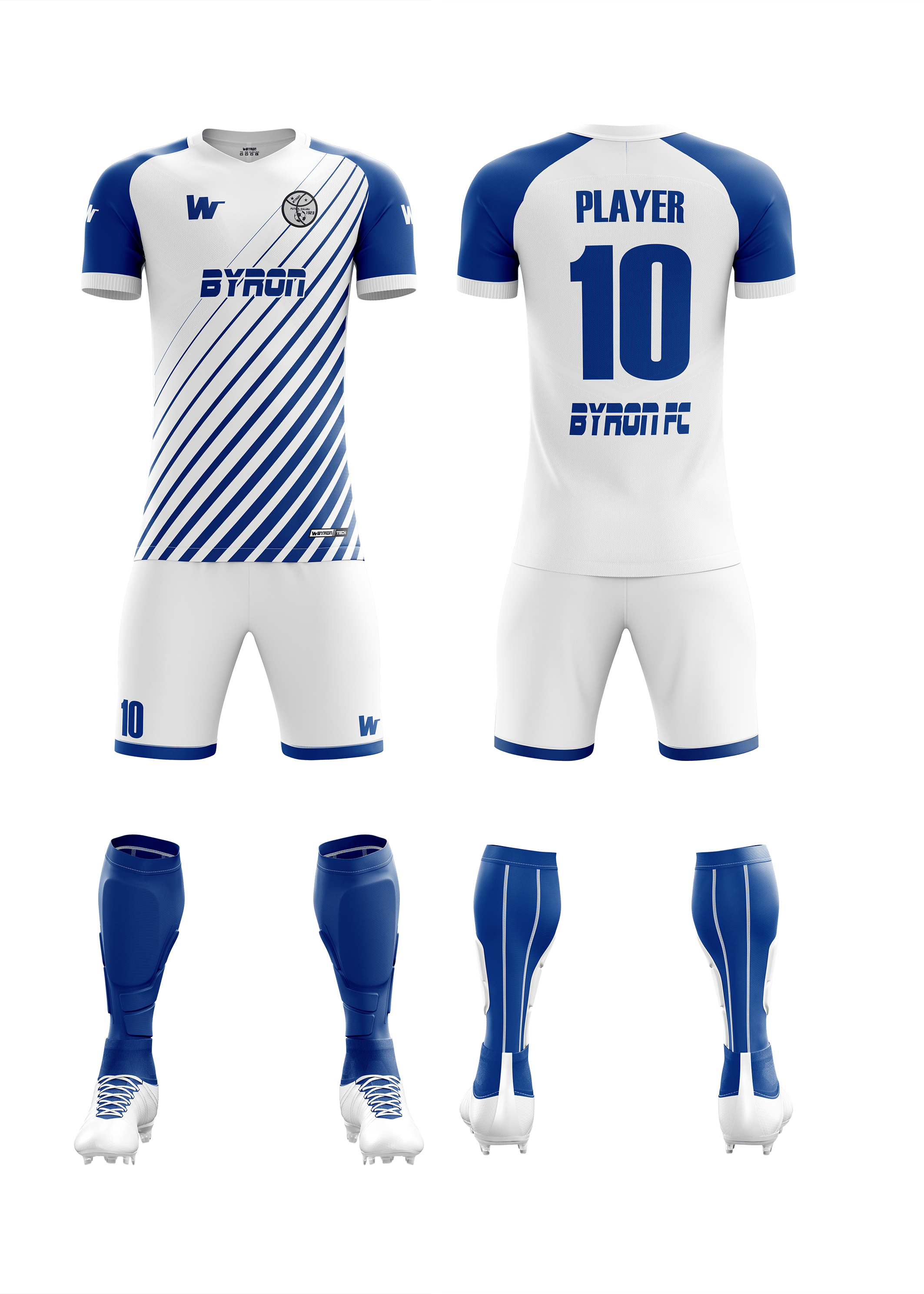 Futbol Forma Takım Model- 007 0400-01 Saks Beyaz 