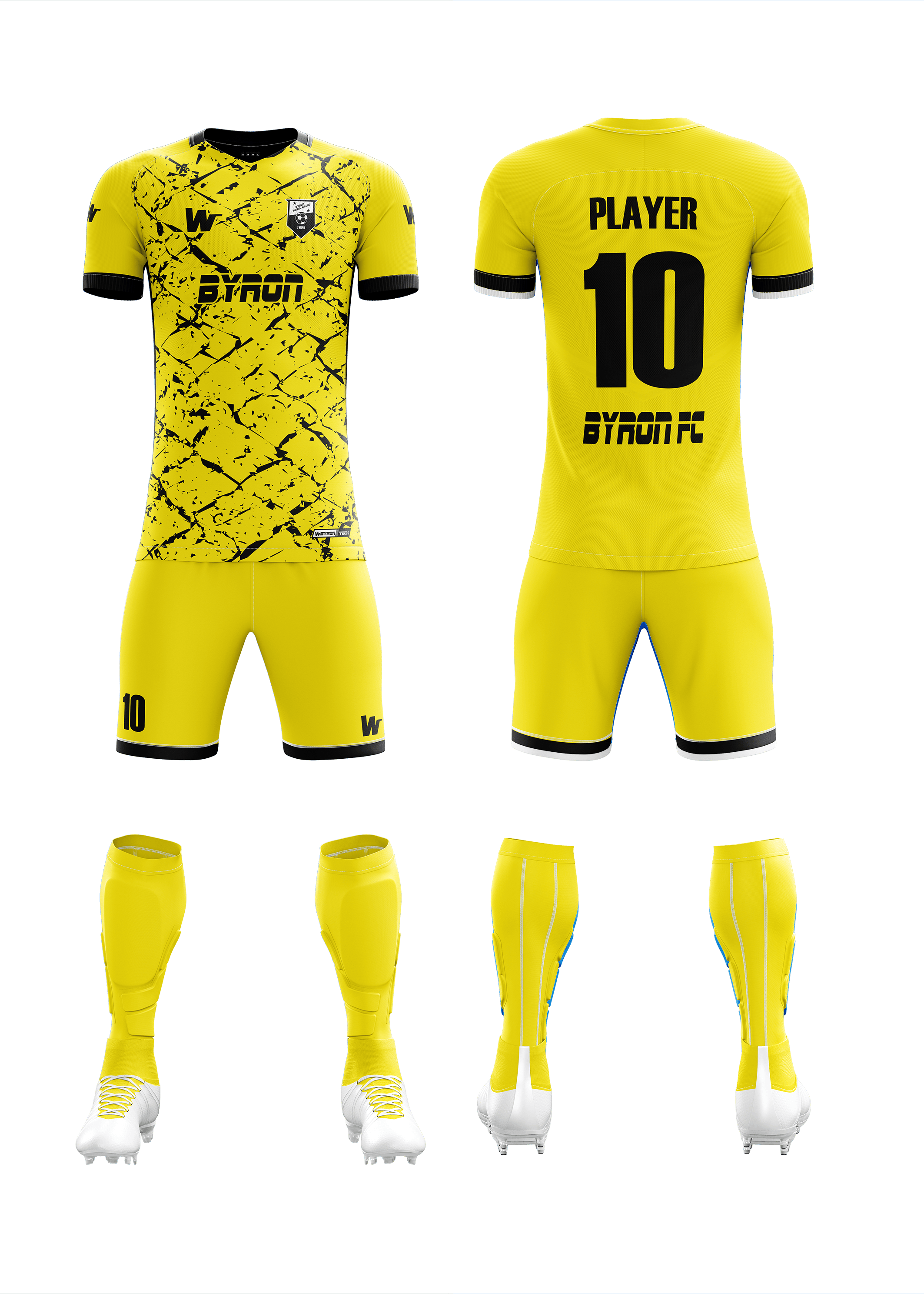 Futbol Forma Takım Model 009 0301-01 Sarı Siyah