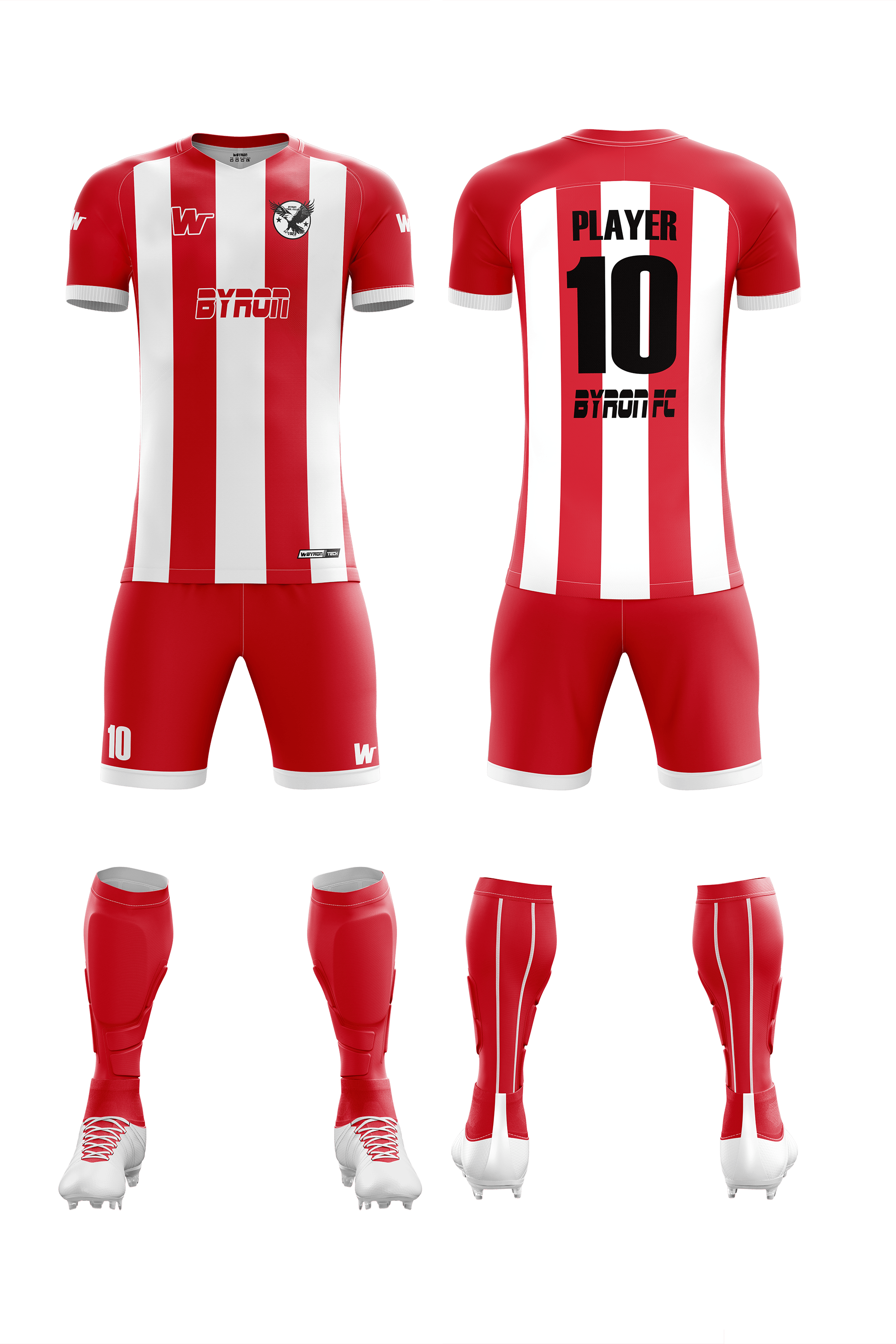 Futbol Forma Takım Model 010 0200-01 Kırmızı Beyazi