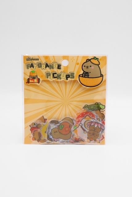 Capybara Fatorange Pıckups Sticker Set(50'li)