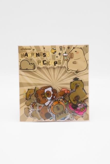 Capybara Happıness Pıckups Sticker Set(50'li)