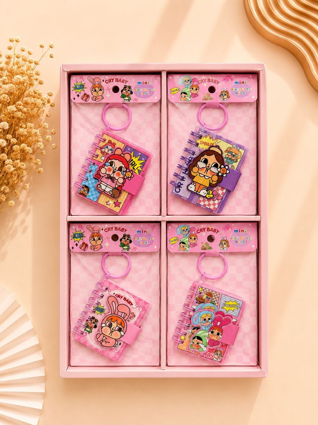 Cry Baby Mini Anahtarlıklı Not Defter