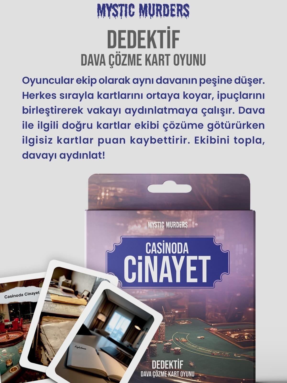 Dedektif Mini - Kart Oyunu - Casinoda Cinayet