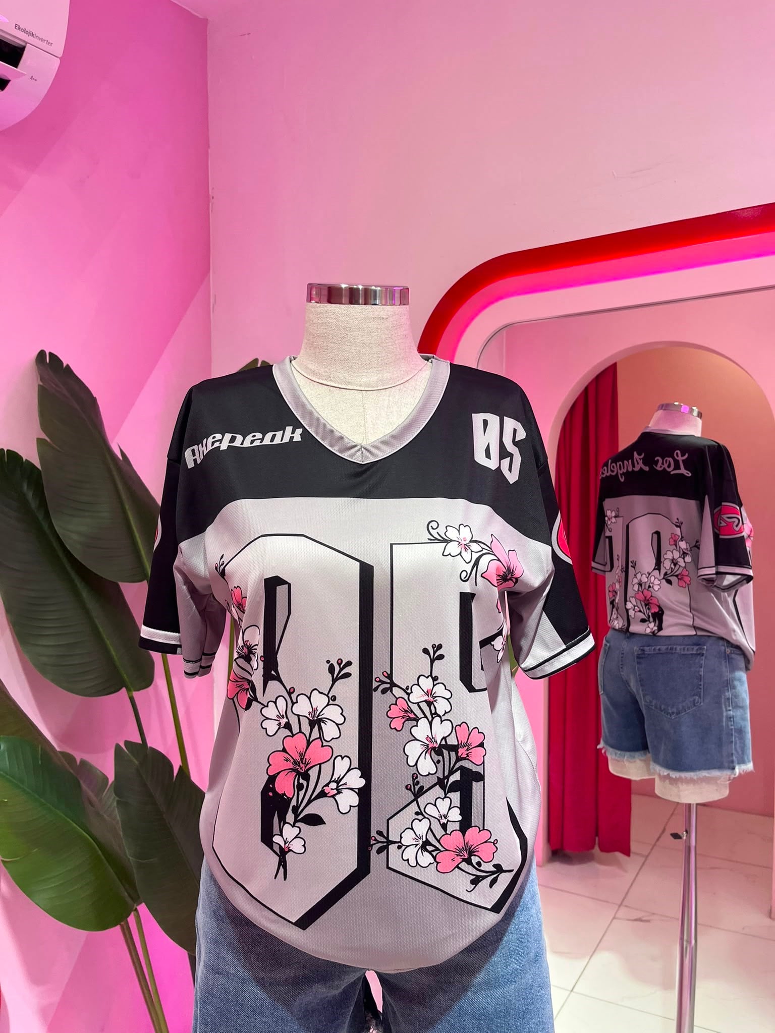 Flower Sakura 05 Detail Jersey T-shirt 