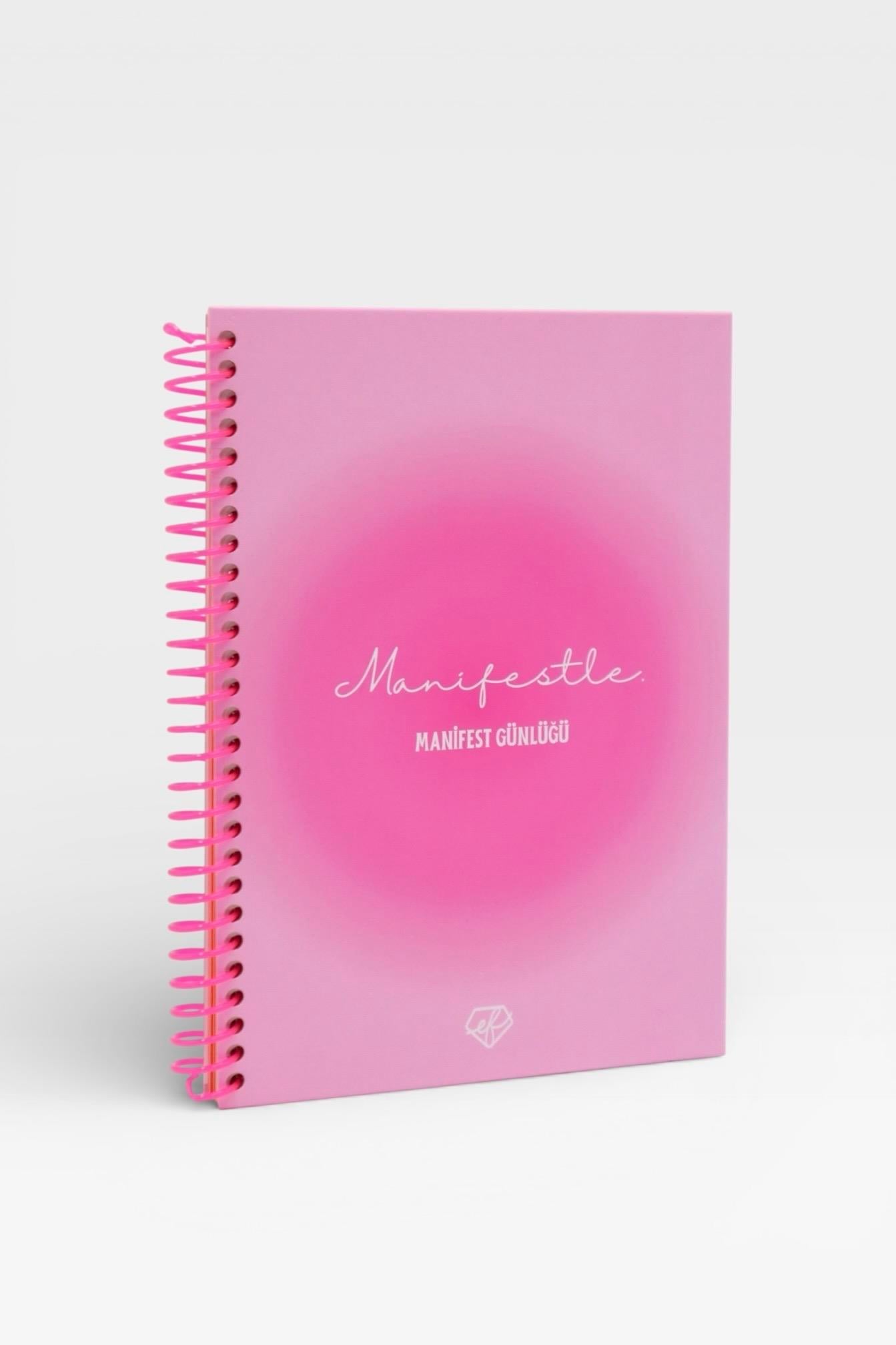 MANİFESTLE Manifest Günlüğü Ajanda Pembe S3