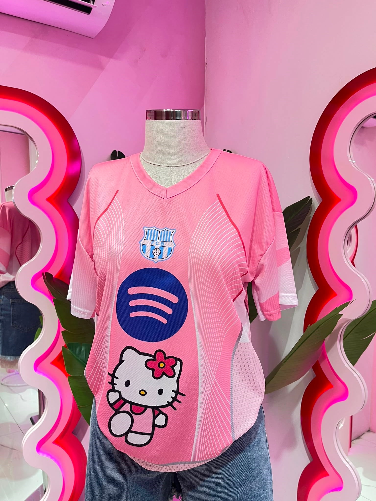 Pembe VYaka FCB Kitty Jersey T-Shirt 