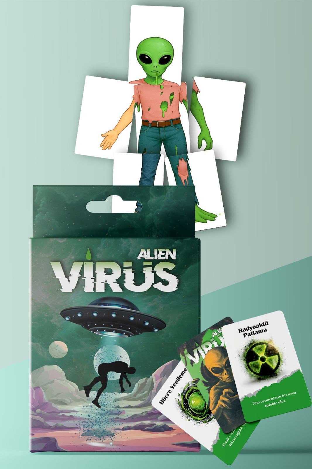 Virüs Oyunu - Kart Oyunu - Alien