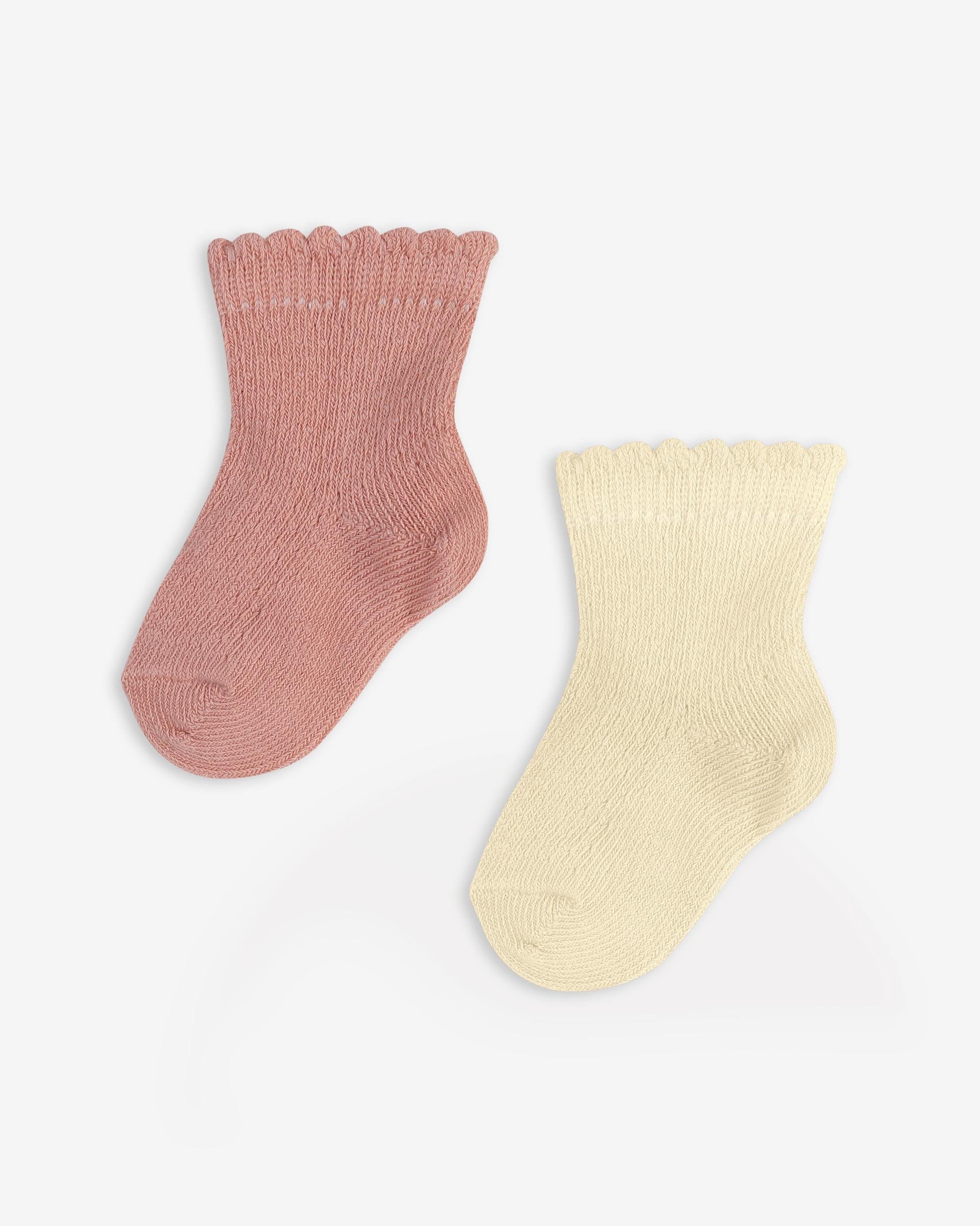 2li Fırfırlı Bebek Çorap