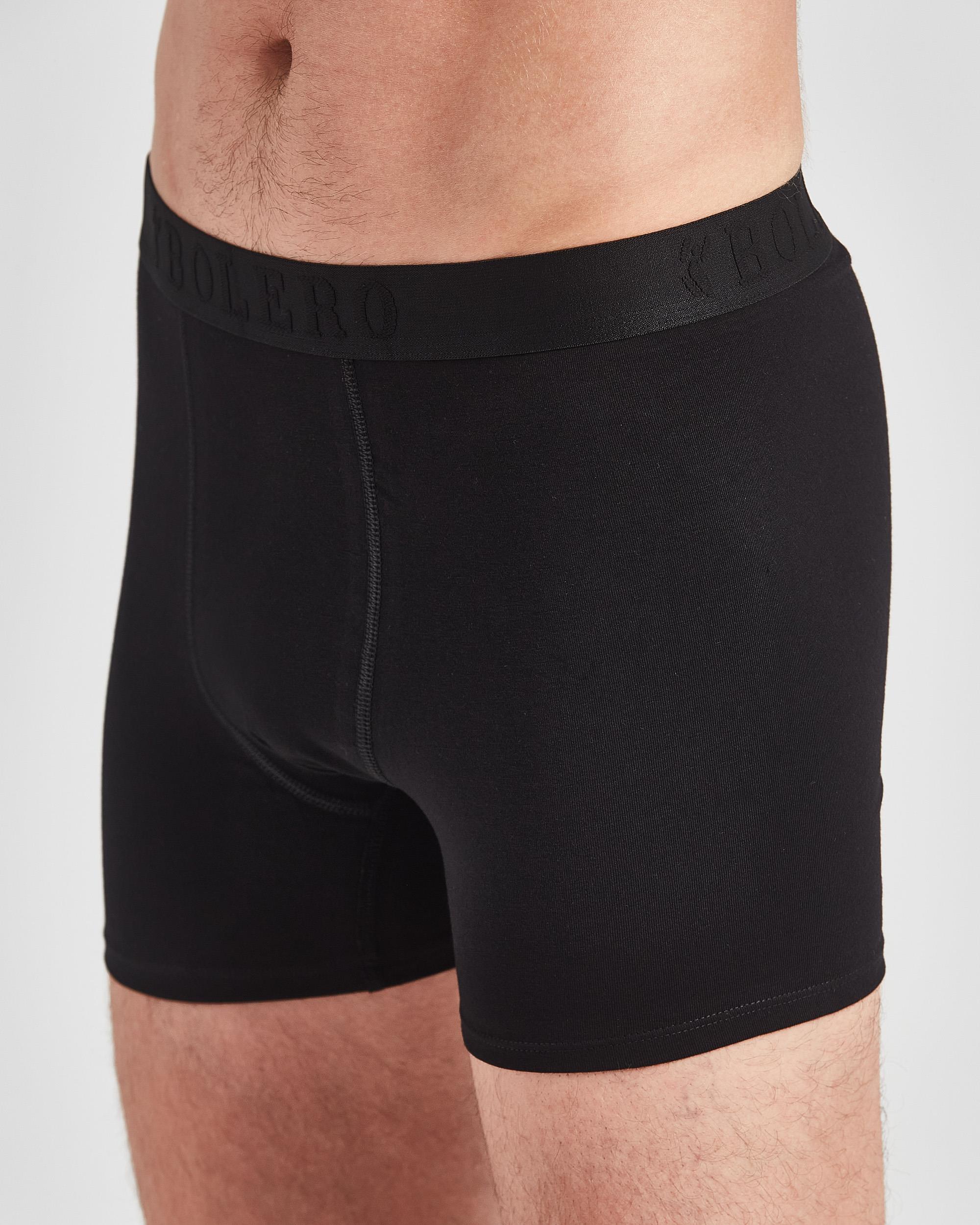 3'lü Siyah Erkek Boxer