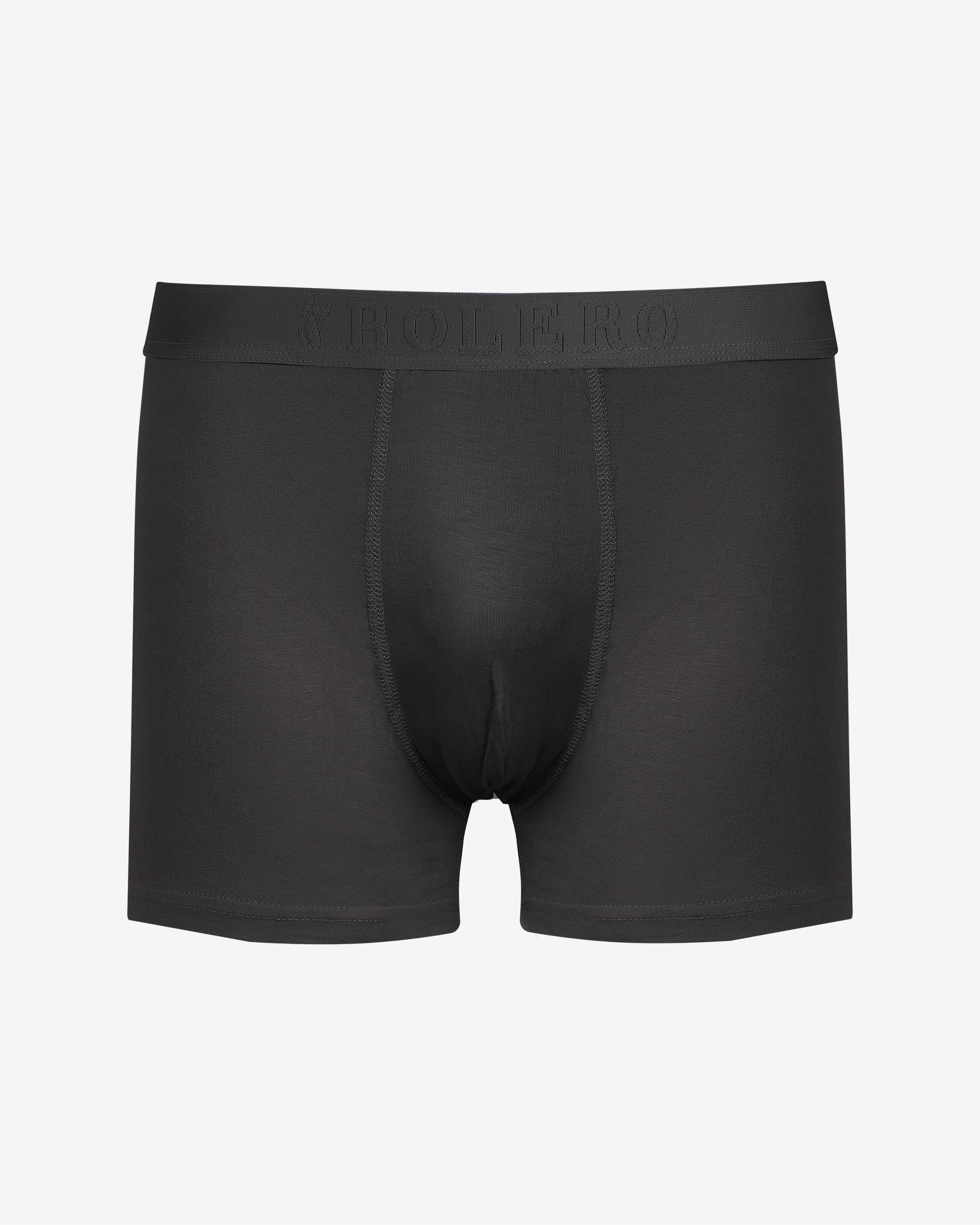 Bambu Erkek Siyah Boxer