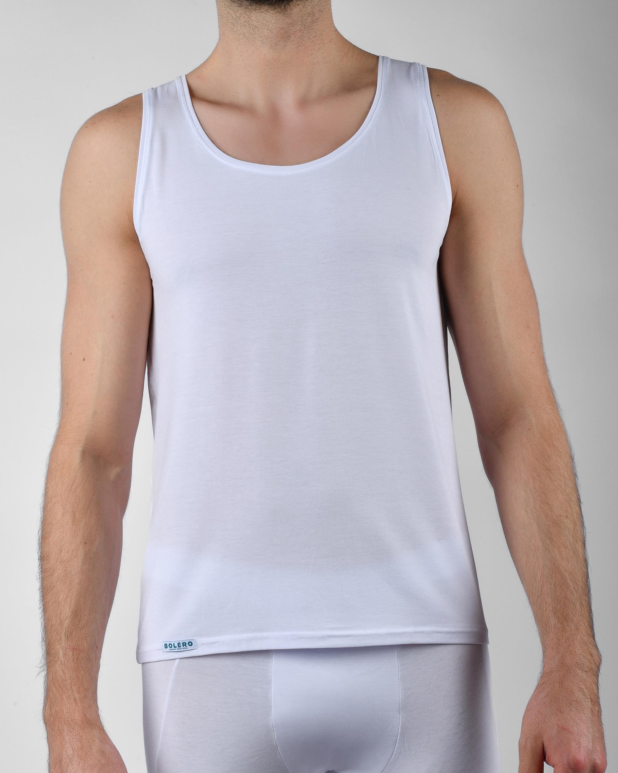 Erkek Premium Micromodal Atlet Beyaz