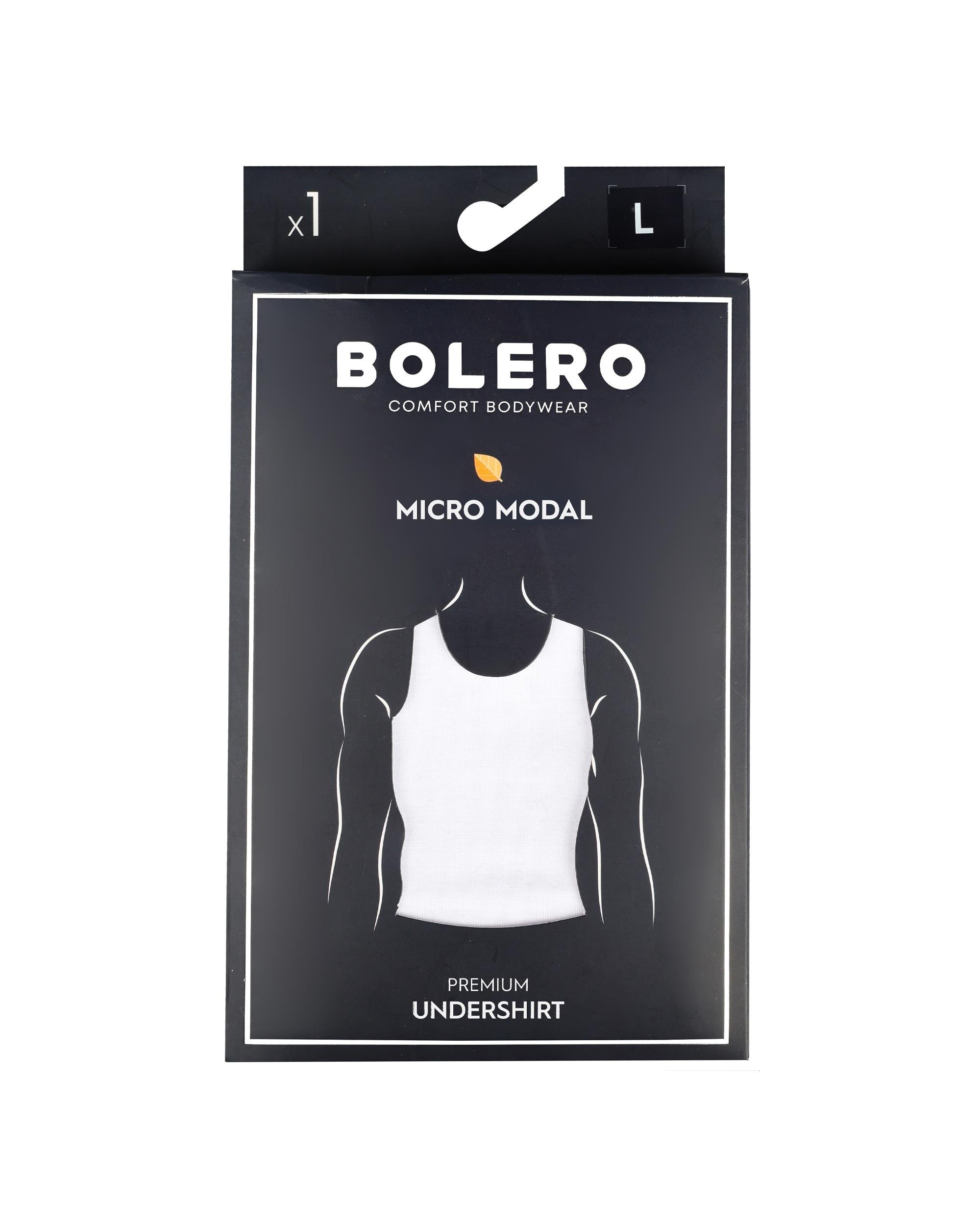 Erkek Premium Micromodal Atlet Beyaz