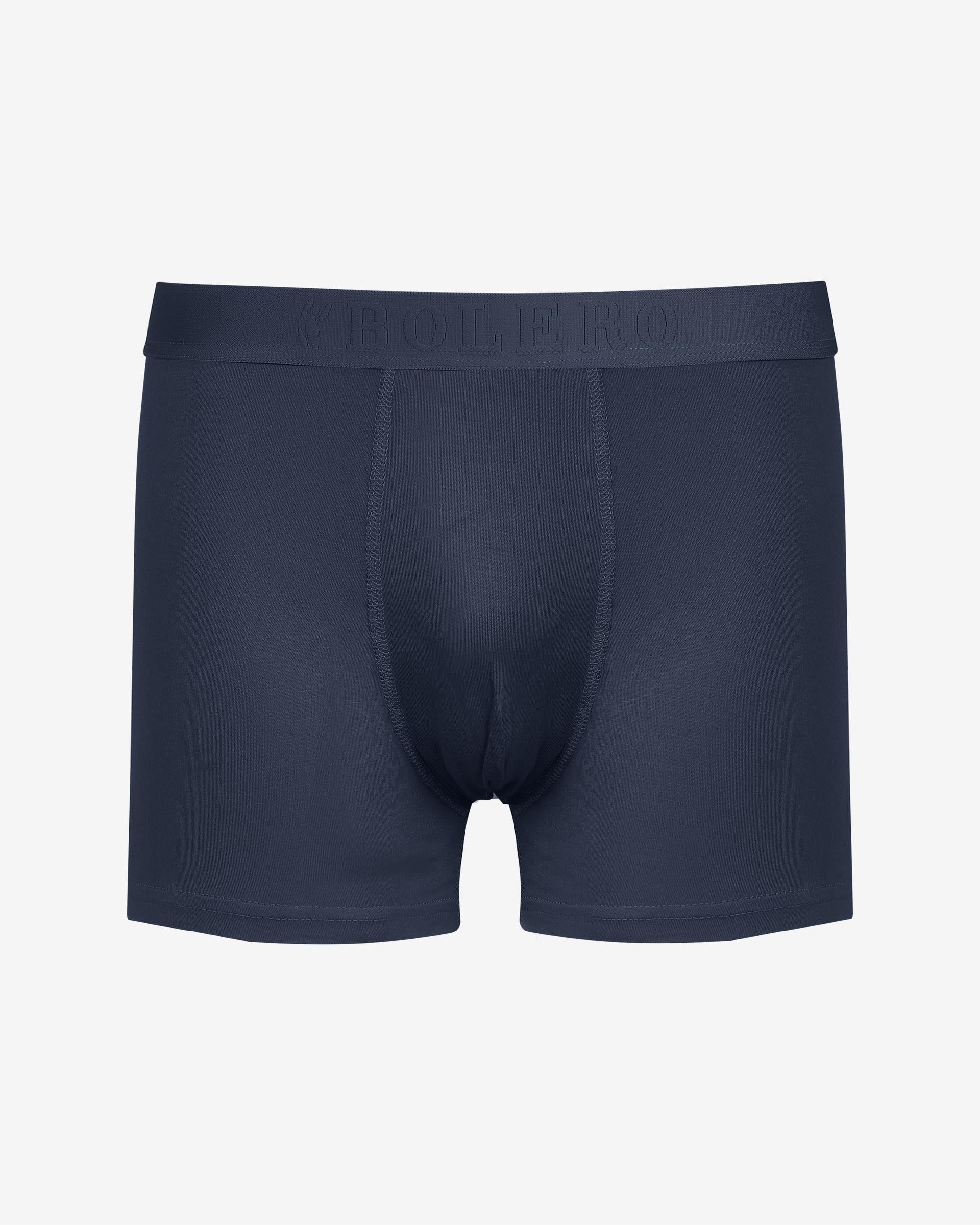 Erkek Rahat Bambu Boxer Lacivert