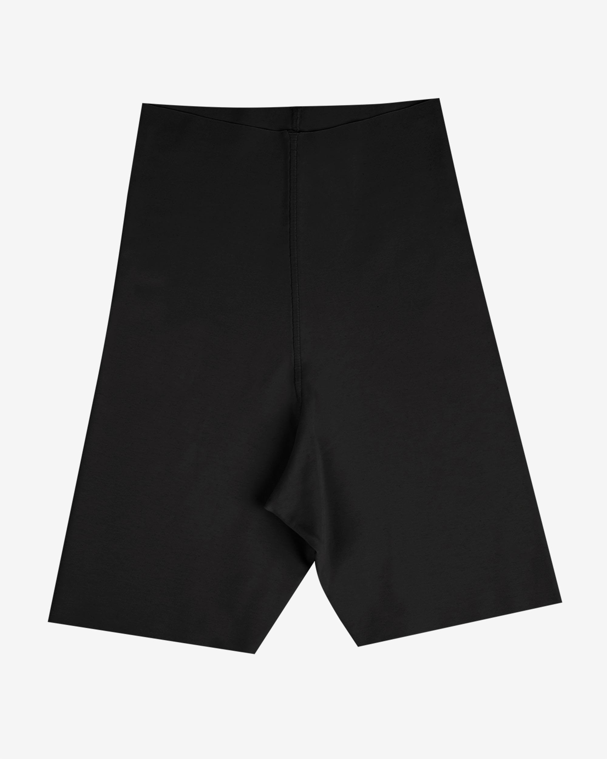 Kadın Dikişsiz Toparlayıcı Pima Pamuk Şort Siyah