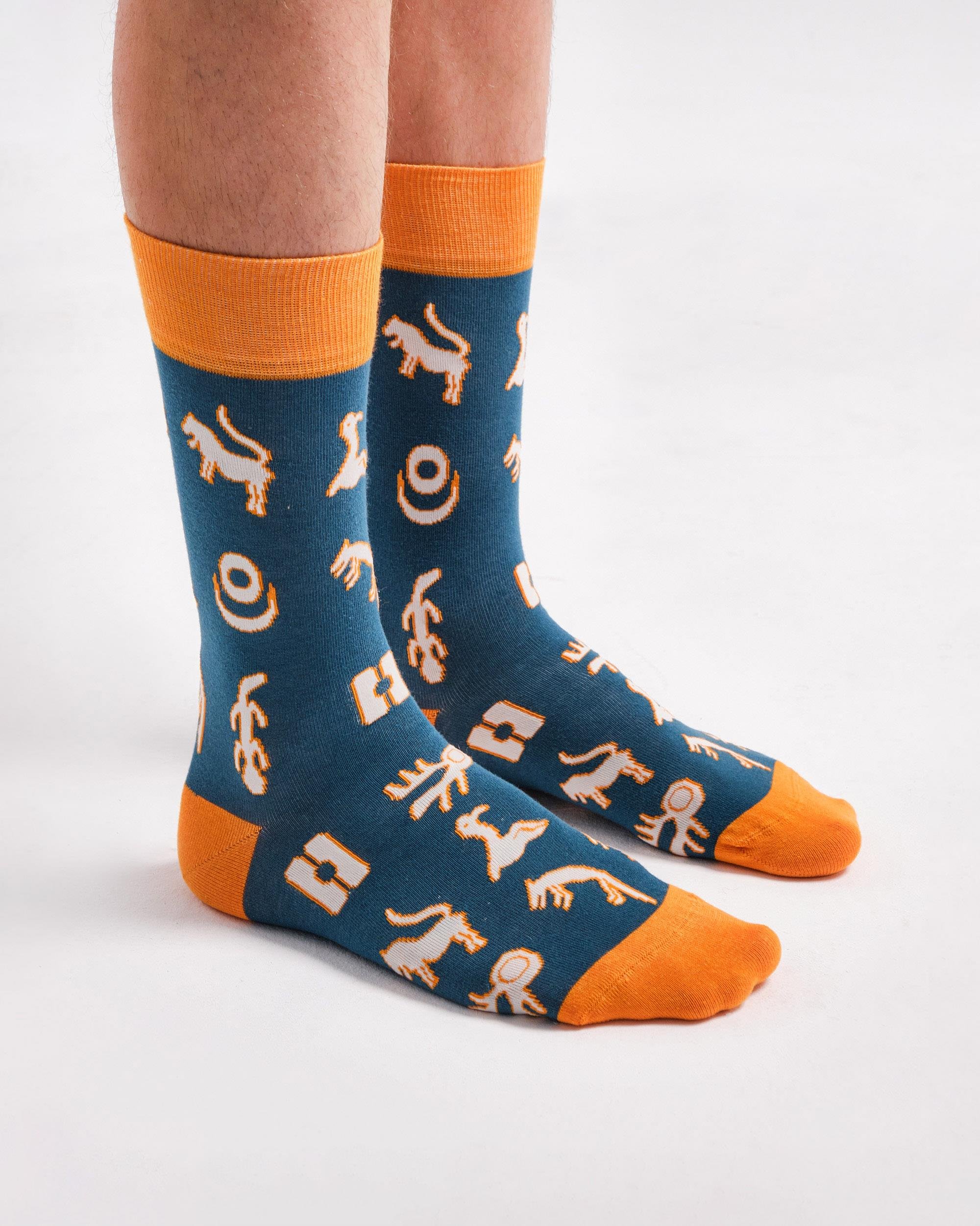 Mystic Etnik Desenli Çorap