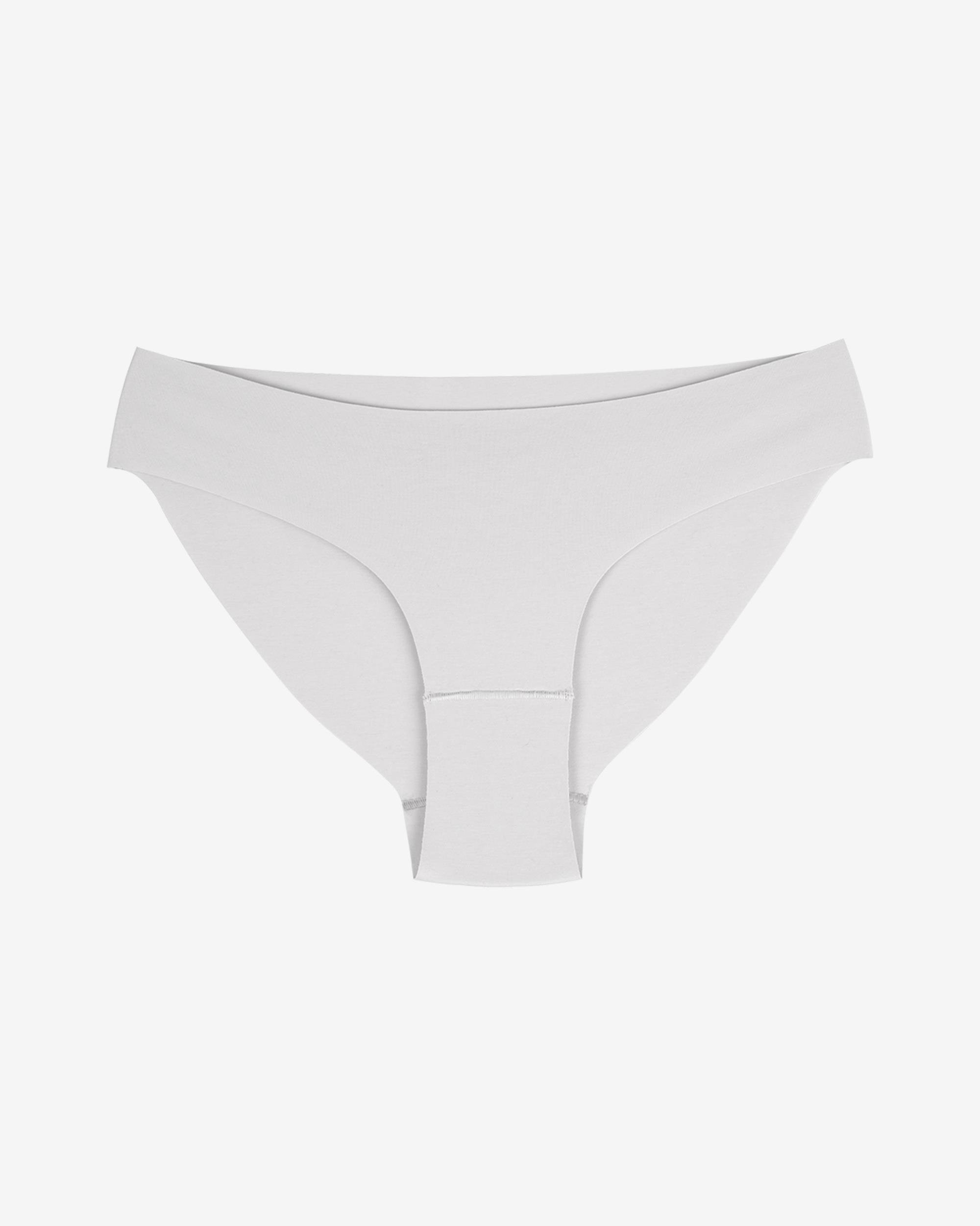 Pima Pamuk Dikişsiz Kadın Beyaz Slip Külot