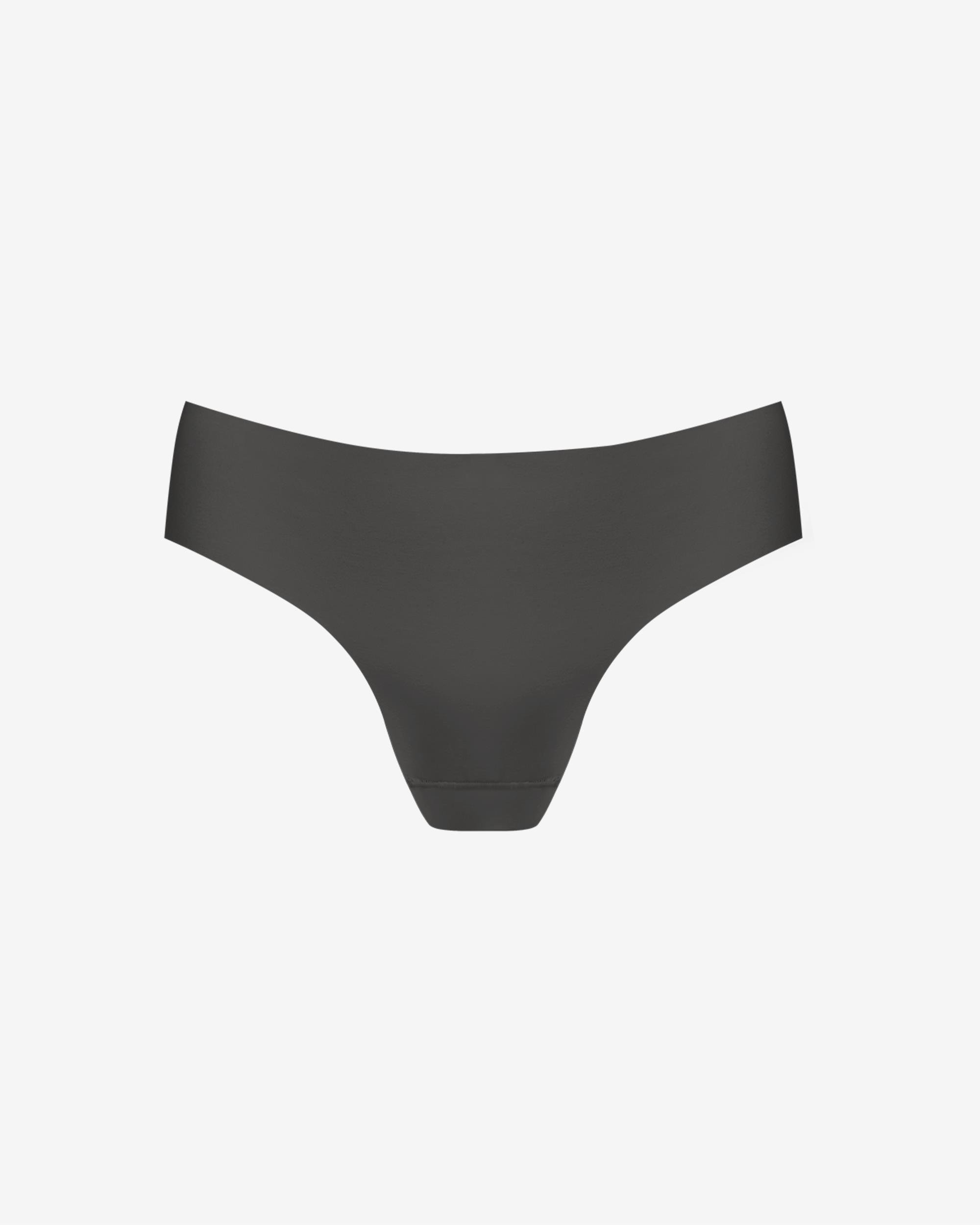Pima Pamuk Dikişsiz Kadın Siyah Slip