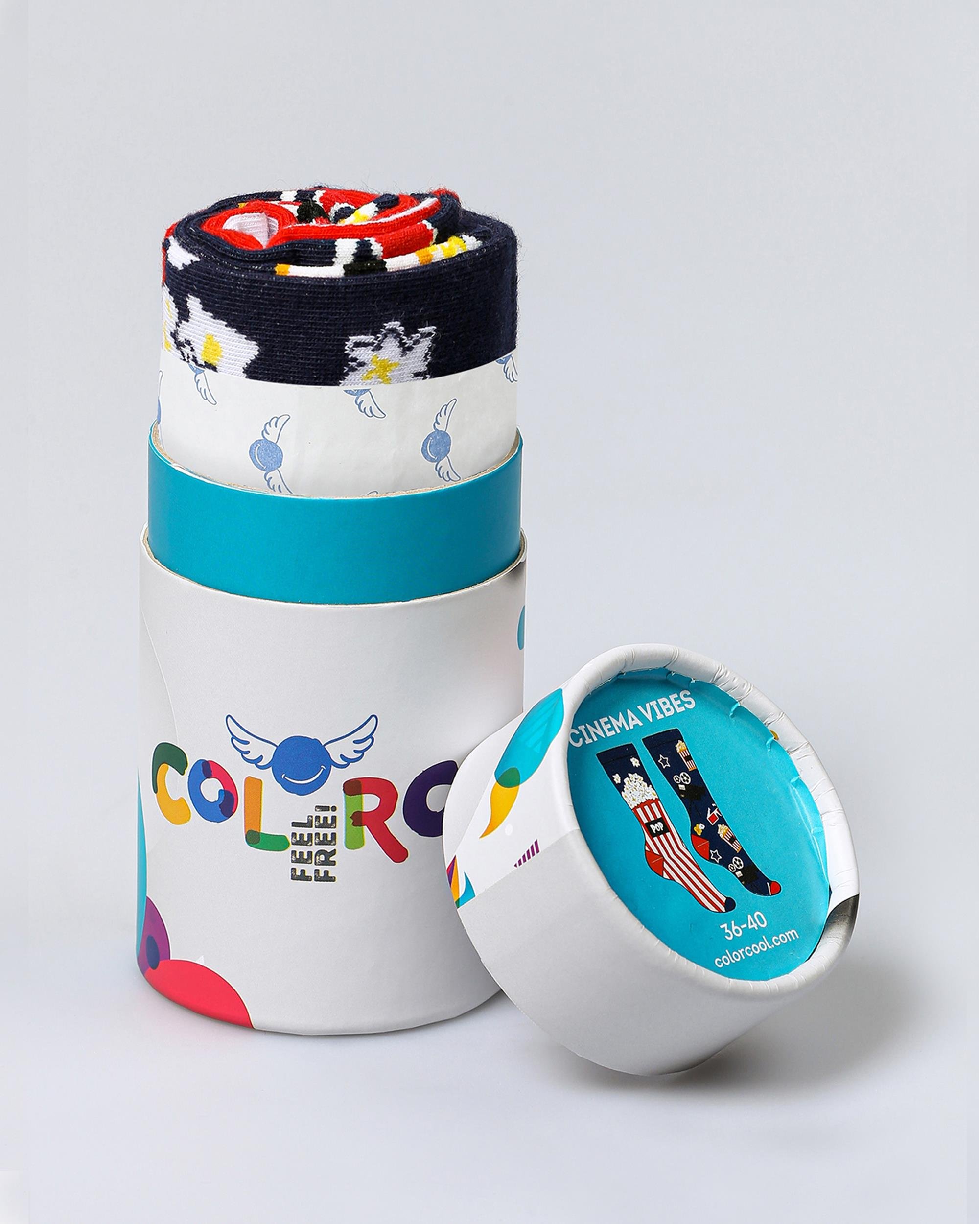 Popcorn Cinema Eşi Farklı Çorap