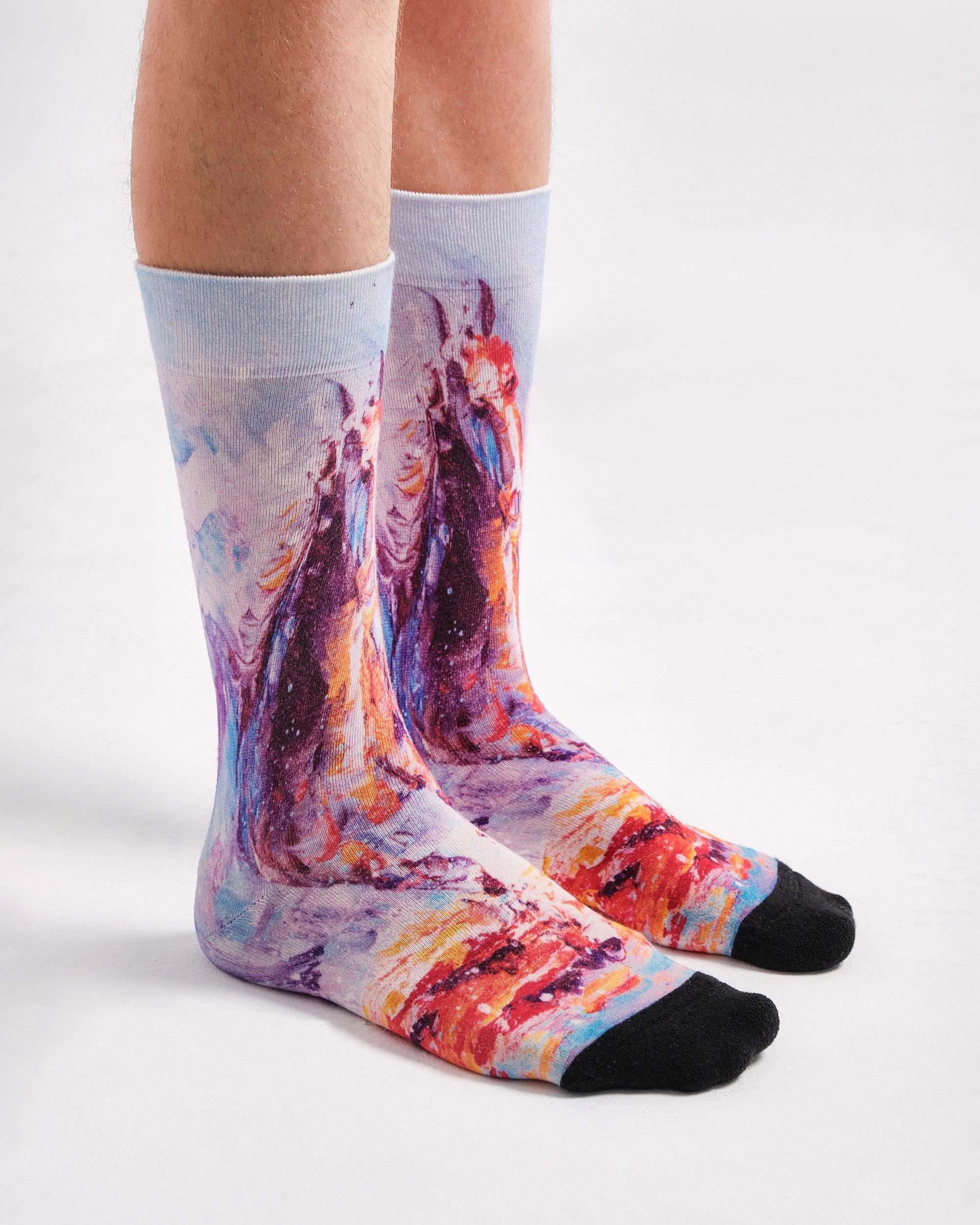 Tulpar Unique Desenli Çorap