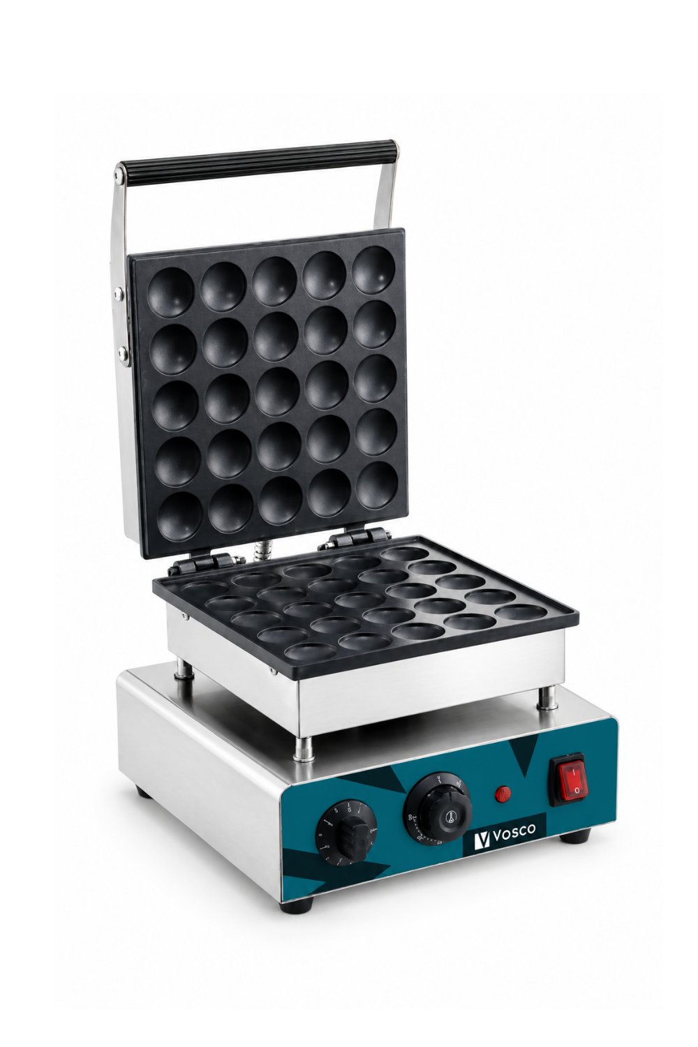 Vosco Tekli Kare Waffle Makinesi - Profesyonel Kare Waffle Makinesi 1750W