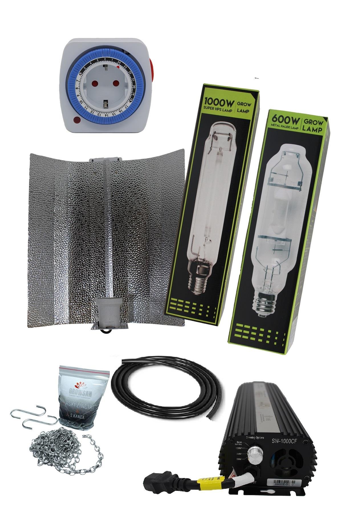 1000W Elektronik Balastlı Shp/Hps & Mh Set