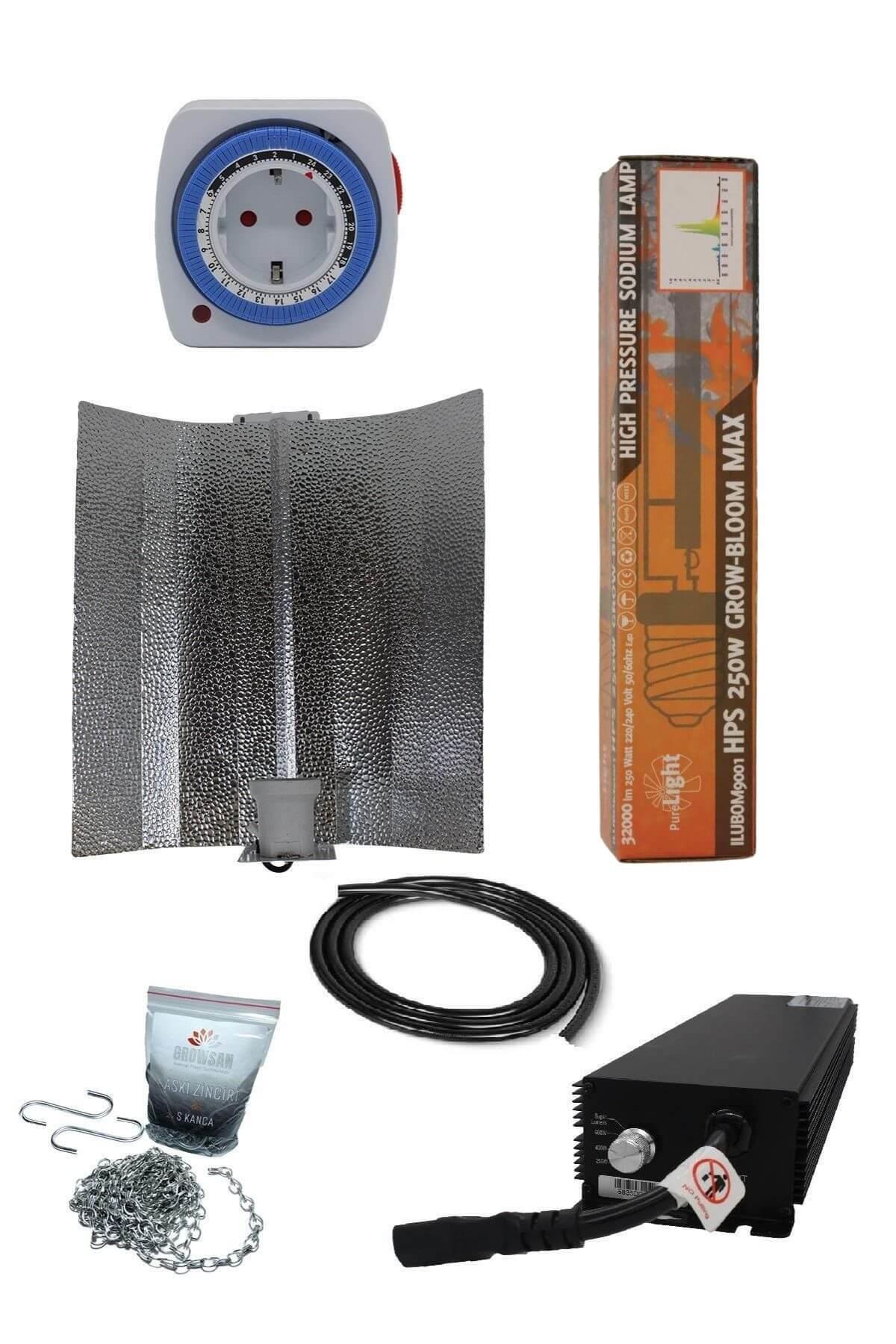 250W Elektronik Balastlı  Grow Bloom Max Set