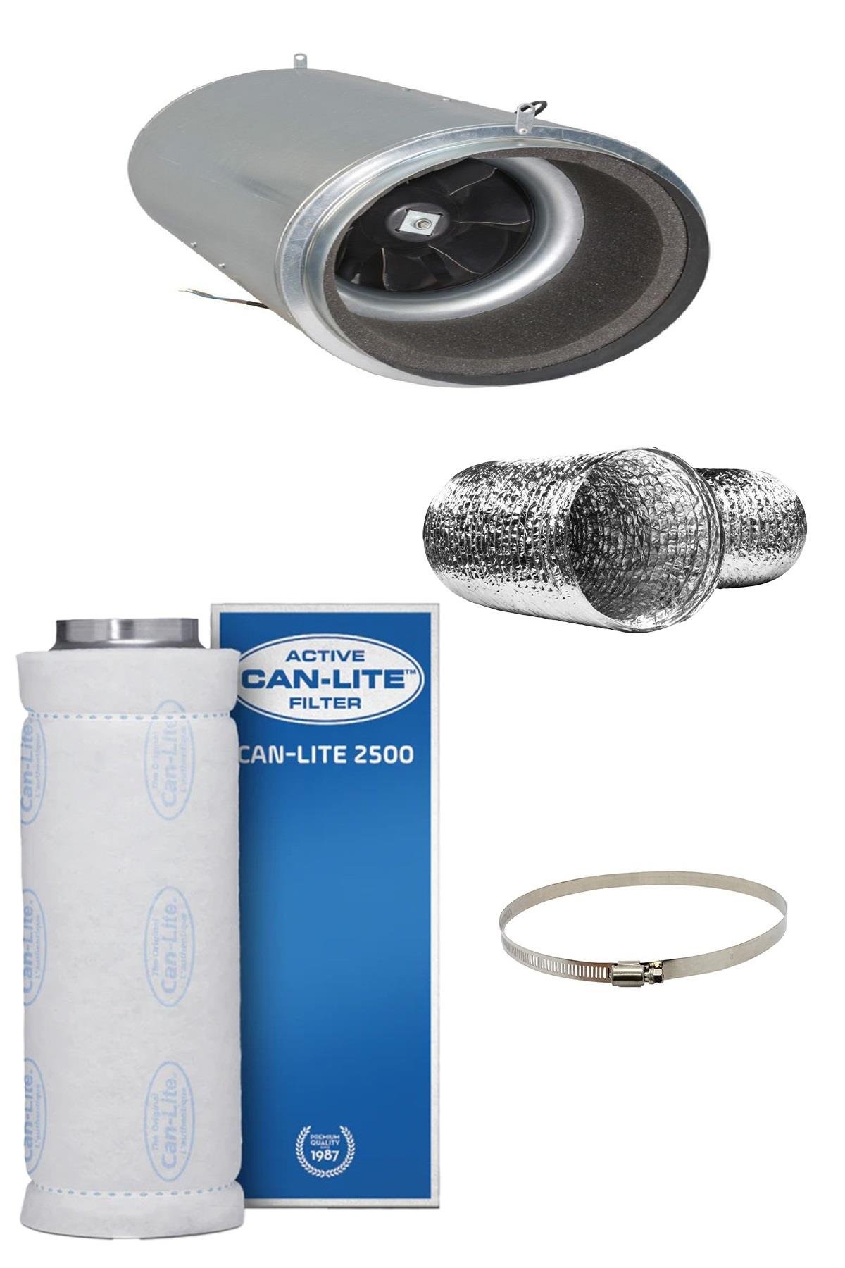 2750 m3 Can Lite Karbon Filtre Fan Seti